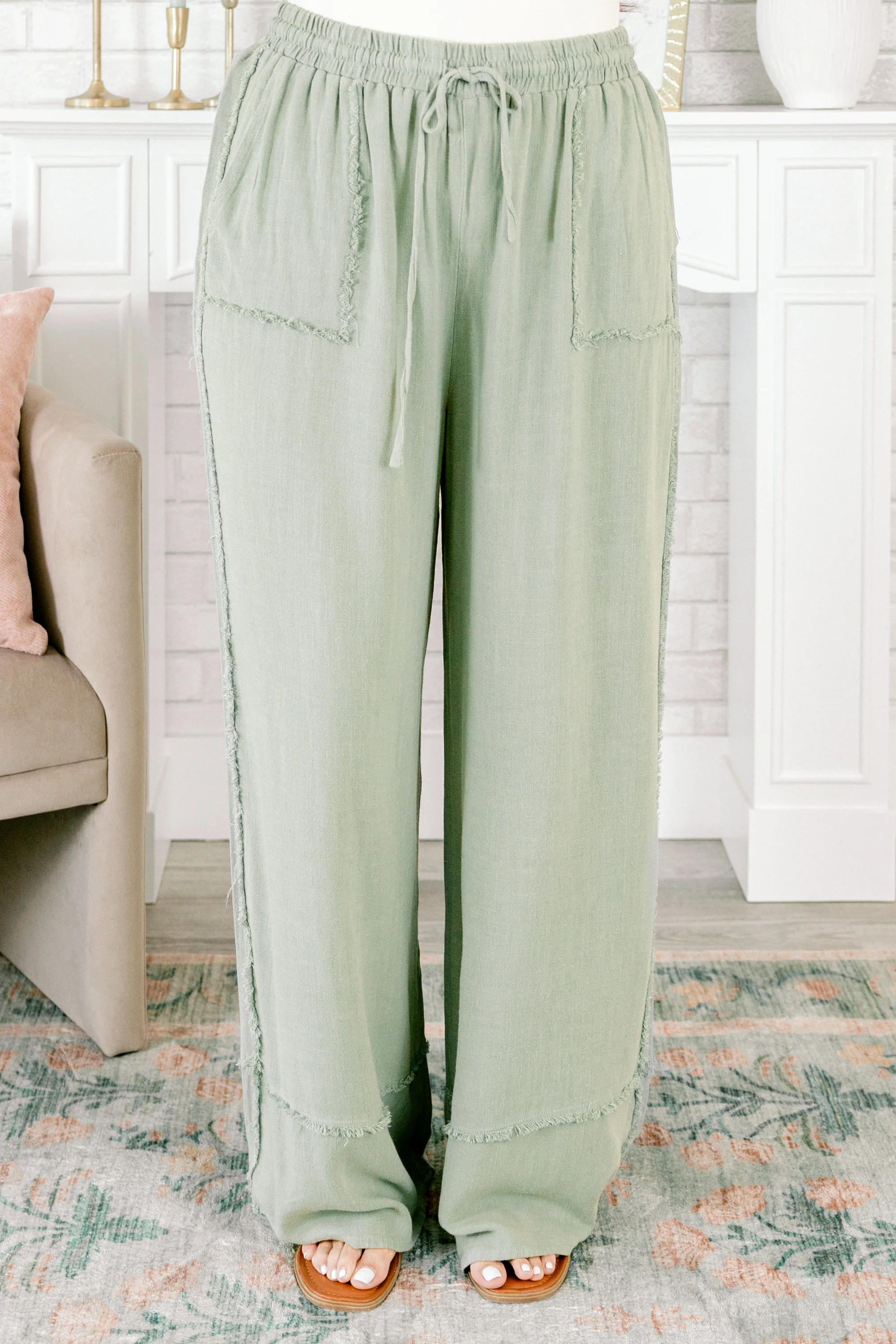 Discover Who You Are Pants, Aqua Blue - Giverhouse