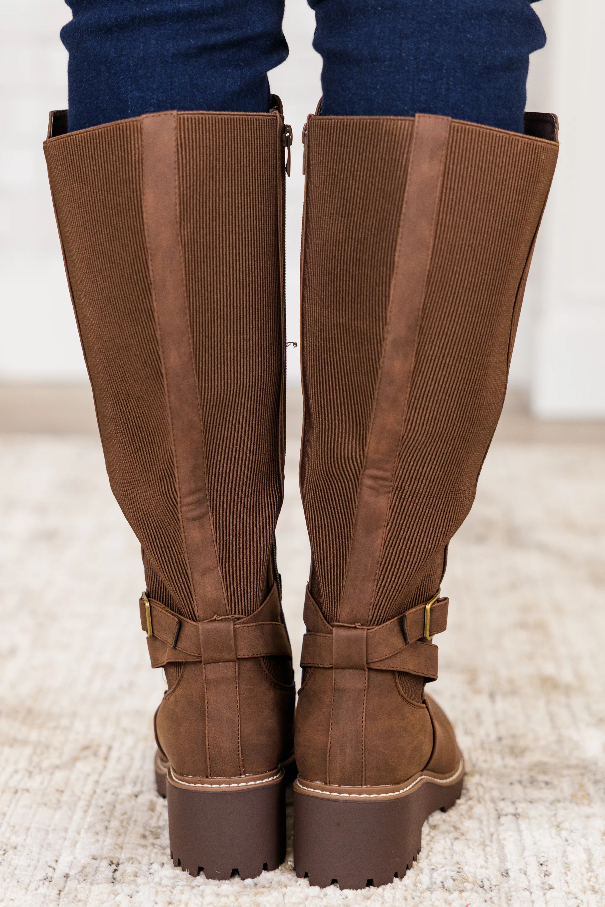 Dynamic Steps Boots, Brown - Giverhouse