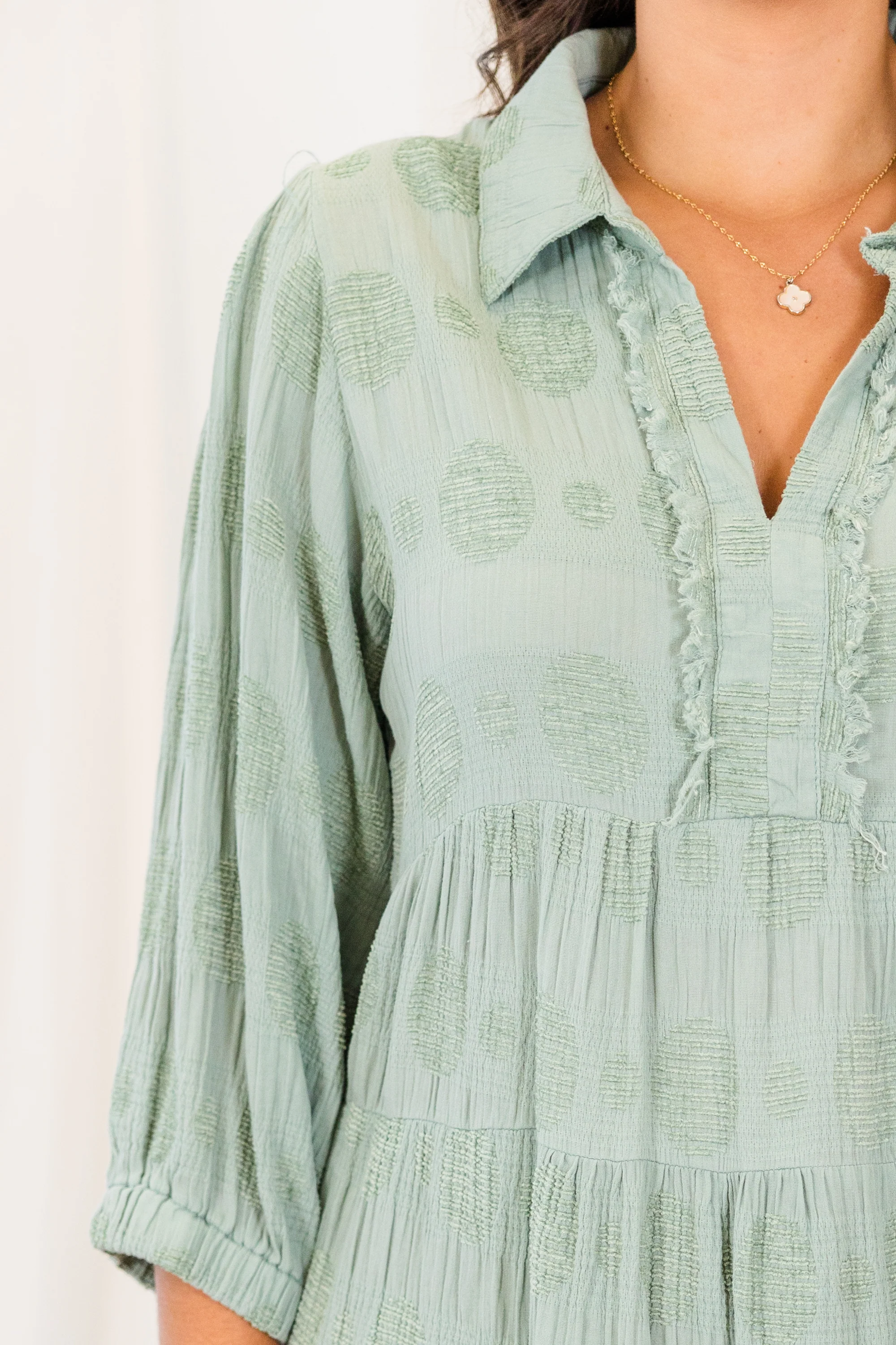 Full Heart Midi Dress, Mint - Giverhouse