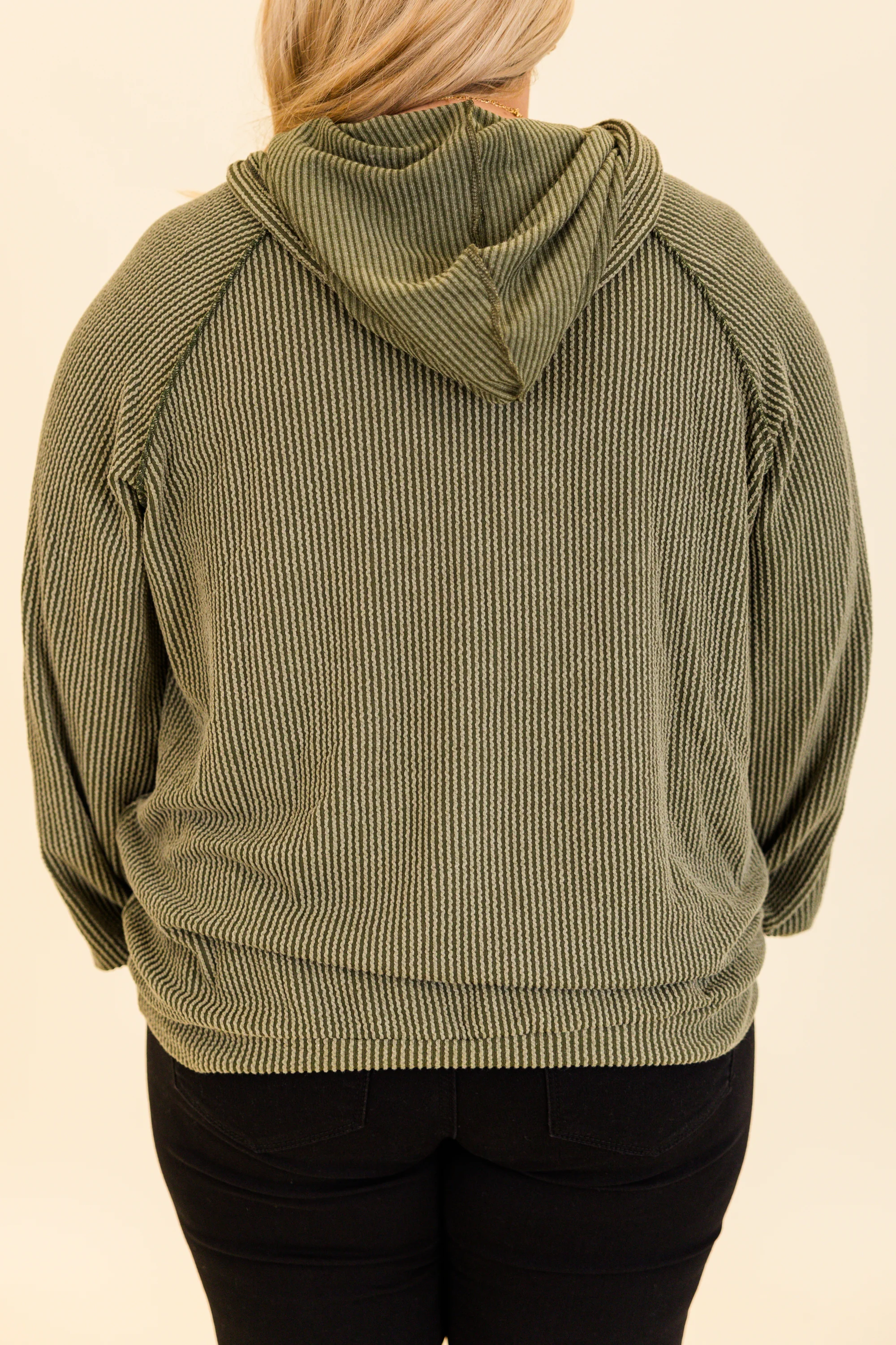 Fireside Cozy Hoodie, Olive - Giverhouse