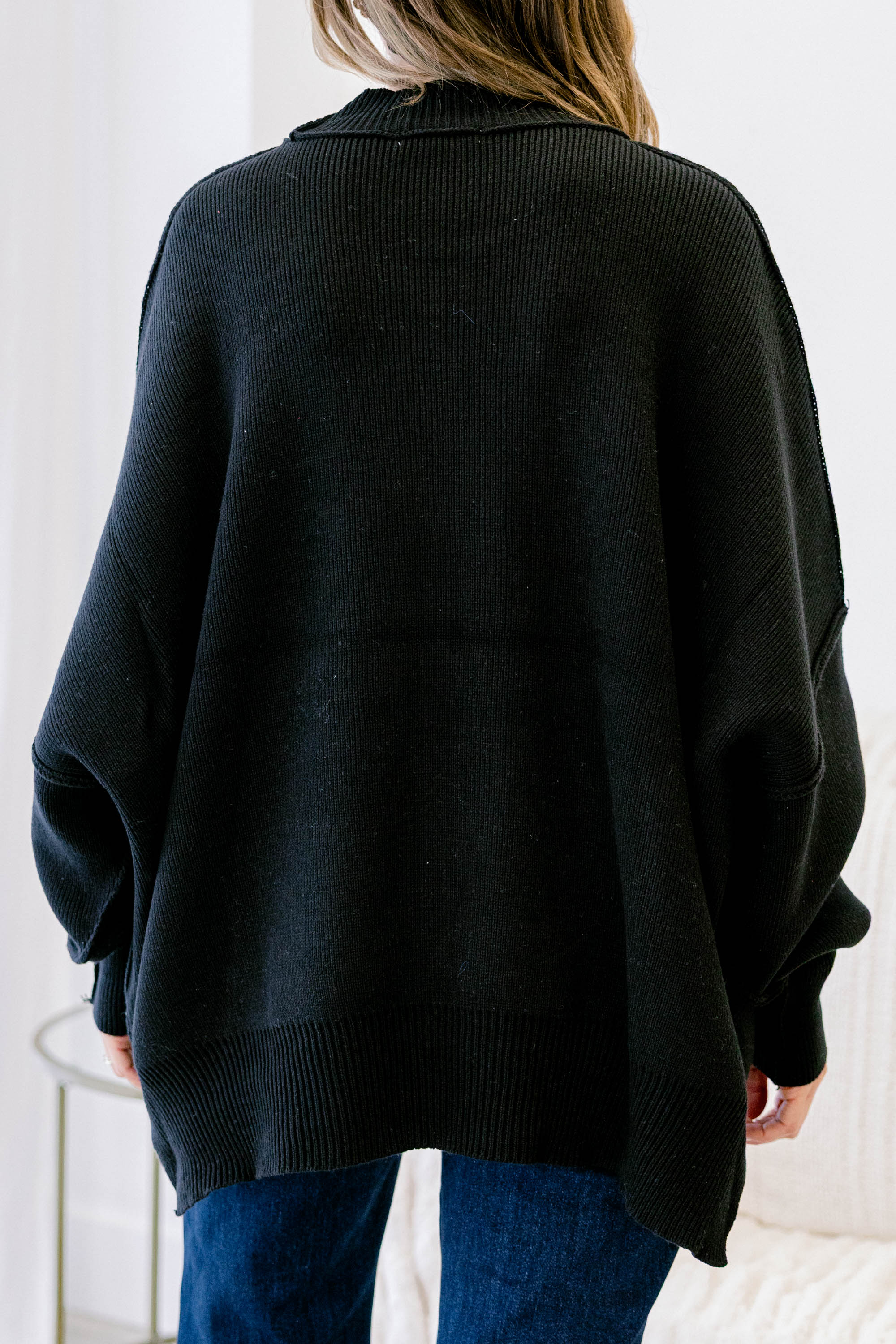 Perfectly Cozy Sweater, Black - Giverhouse
