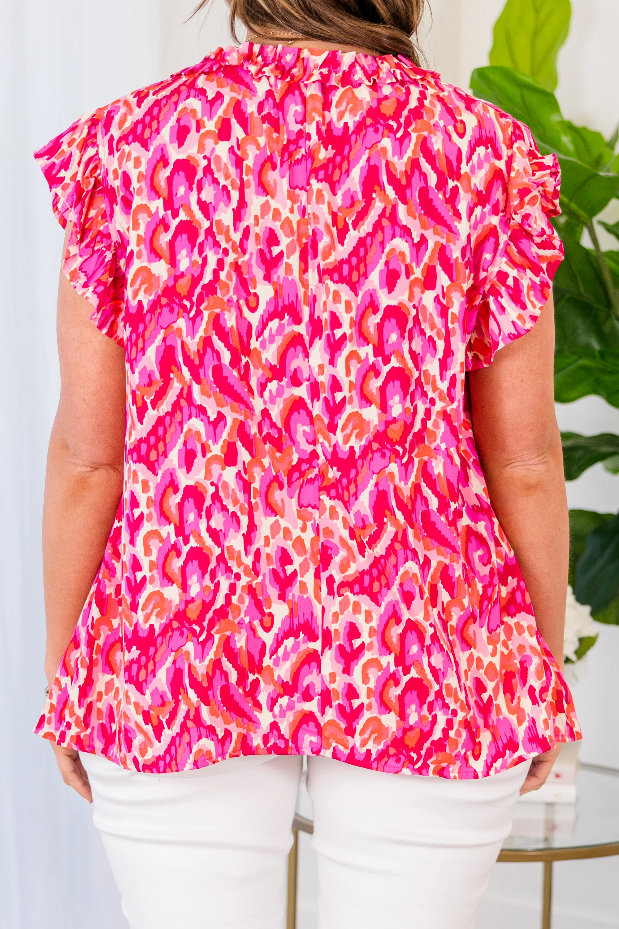 It's My Golden Hour Top, Magenta - Giverhouse