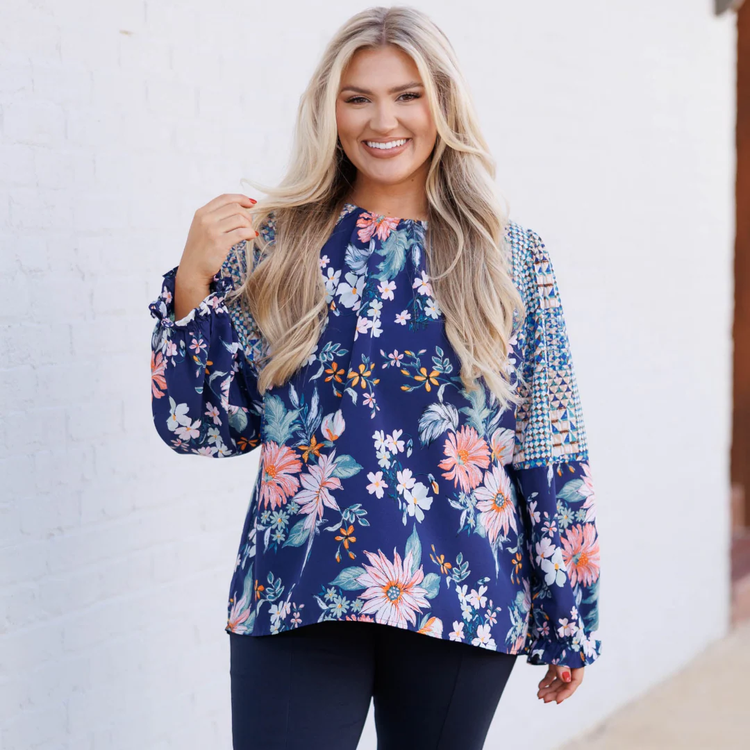 Day Goes On Top, Navy Mix - Giverhouse