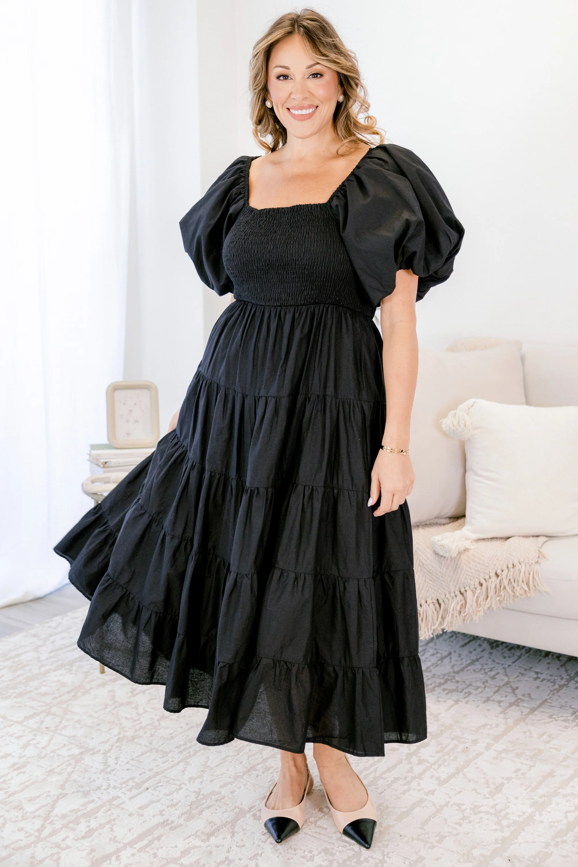 Half Past Sunset Dress, Black - Giverhouse