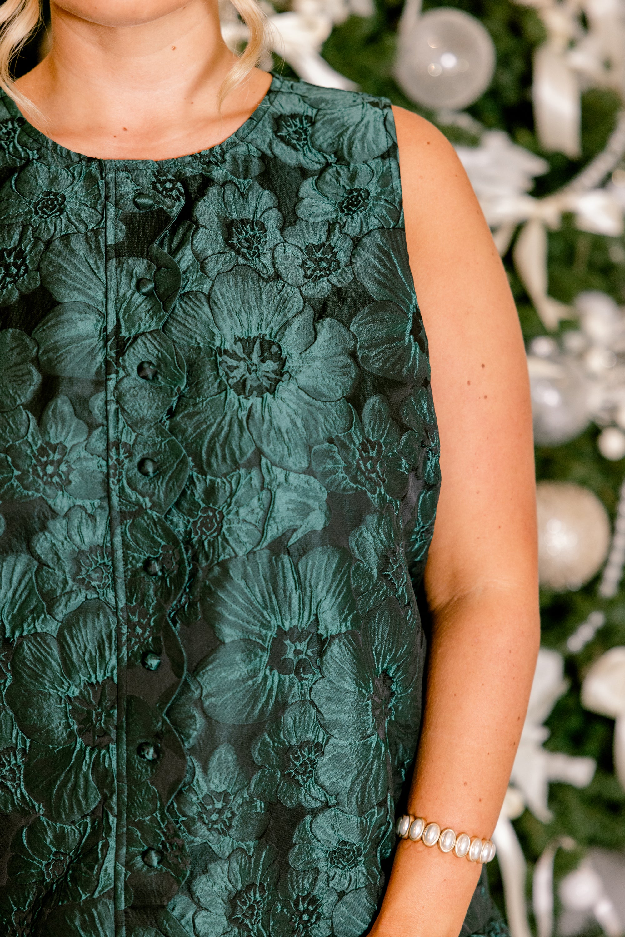 Dinner For Two Dress, Green - Giverhouse