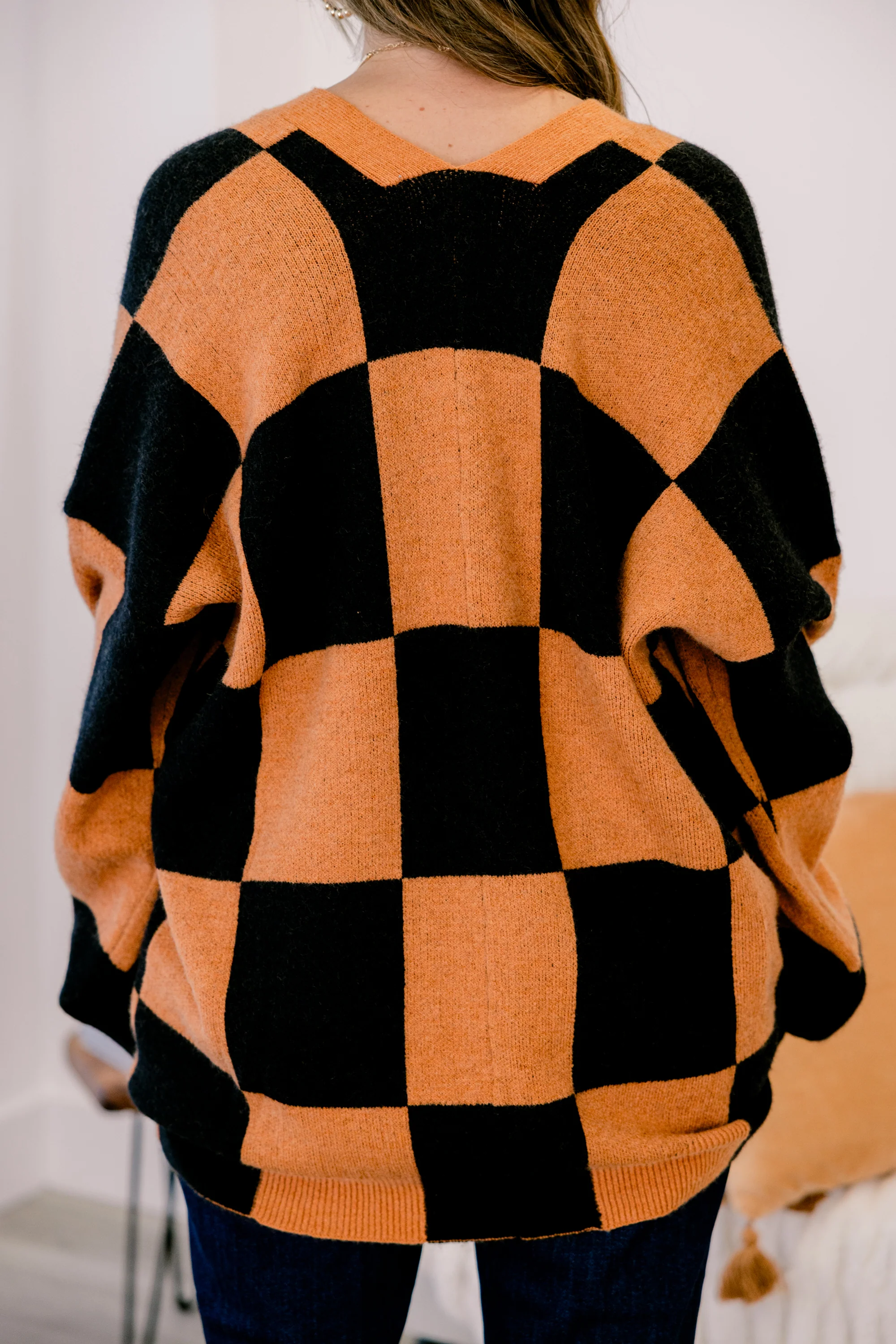 On The Run Cardigan, Pumpkin - Giverhouse