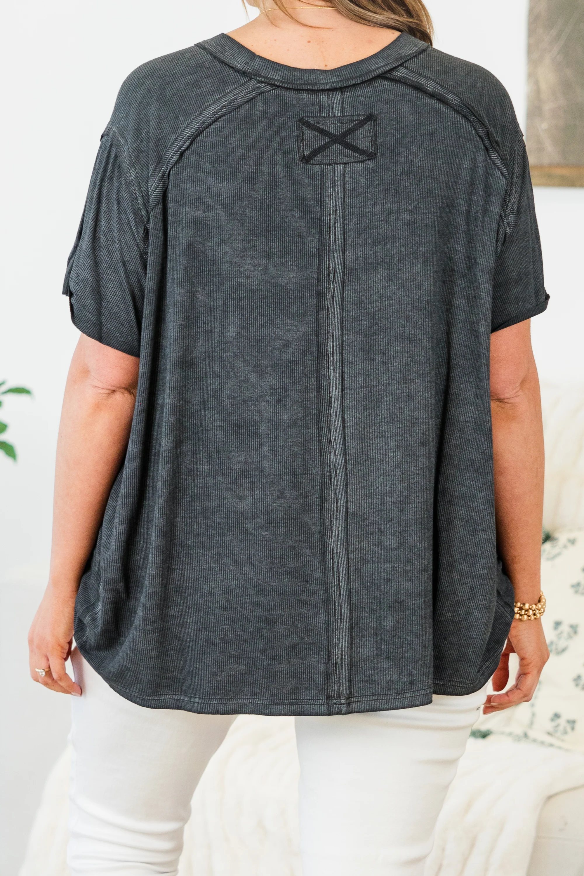 Gotta Let You Go Top, Ash Black - Giverhouse