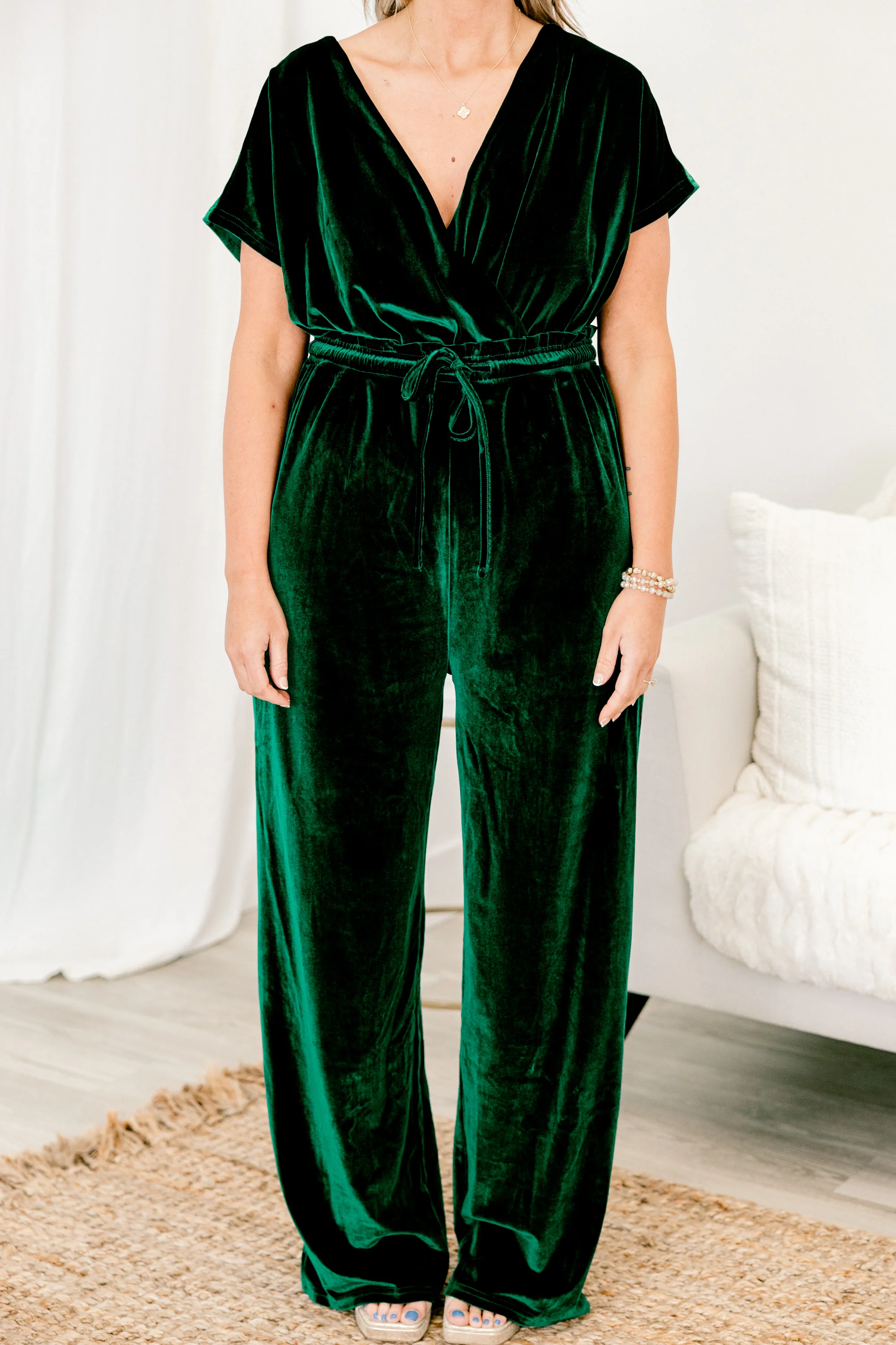 It Starts With You Jumpsuit, Green - Giverhouse