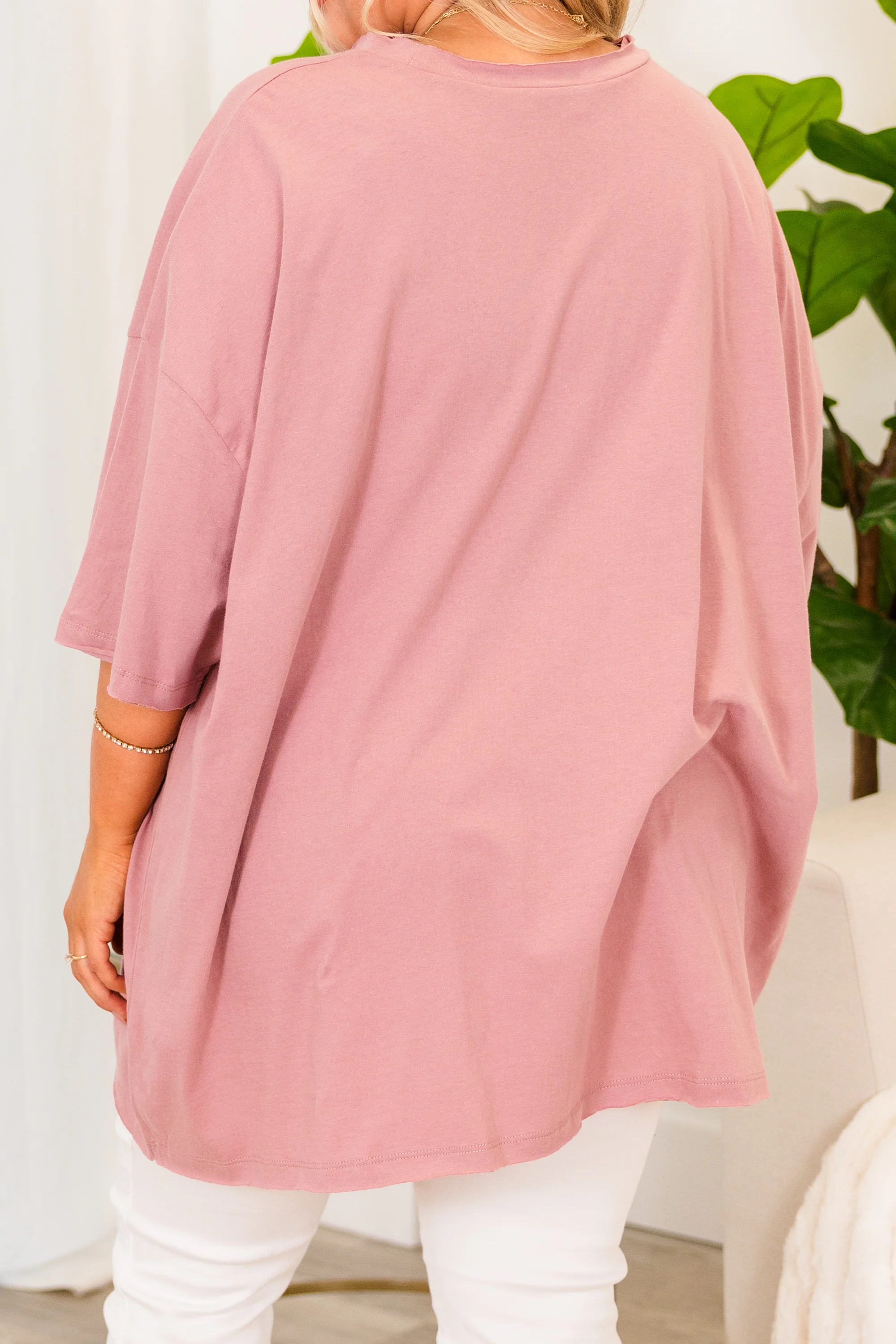 It Comes Naturally Top, Light Rose - Giverhouse