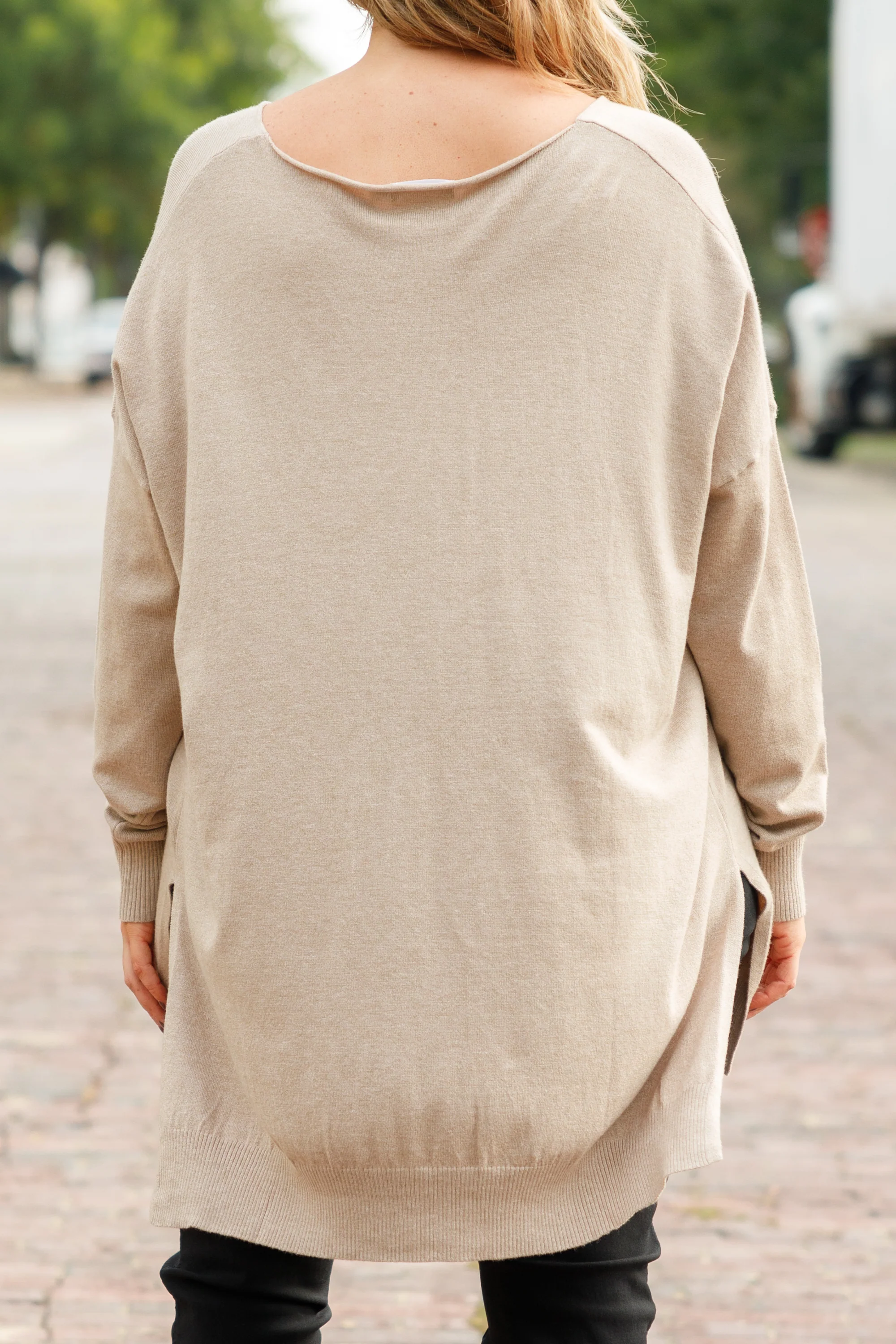 Miss Who I Was Sweater, Ash Mocha - Giverhouse