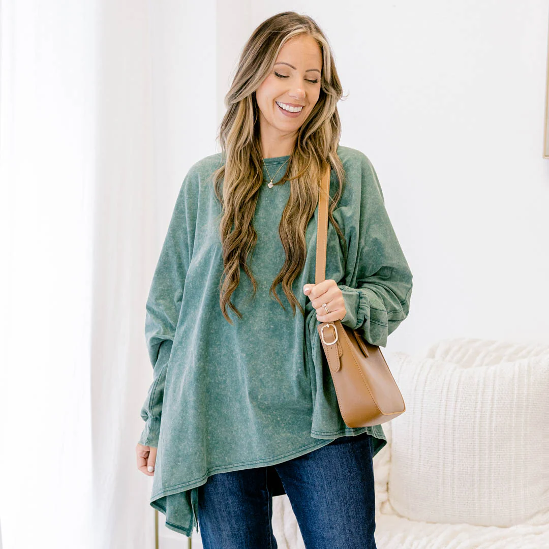 All So Nice Tunic, Green - Giverhouse