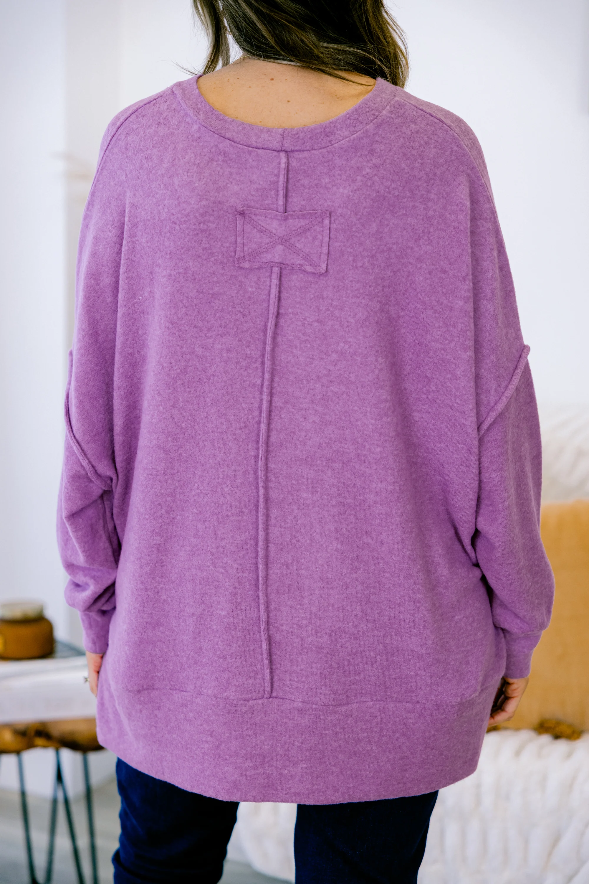 So Comfy Sweater, Bright Violet - Giverhouse