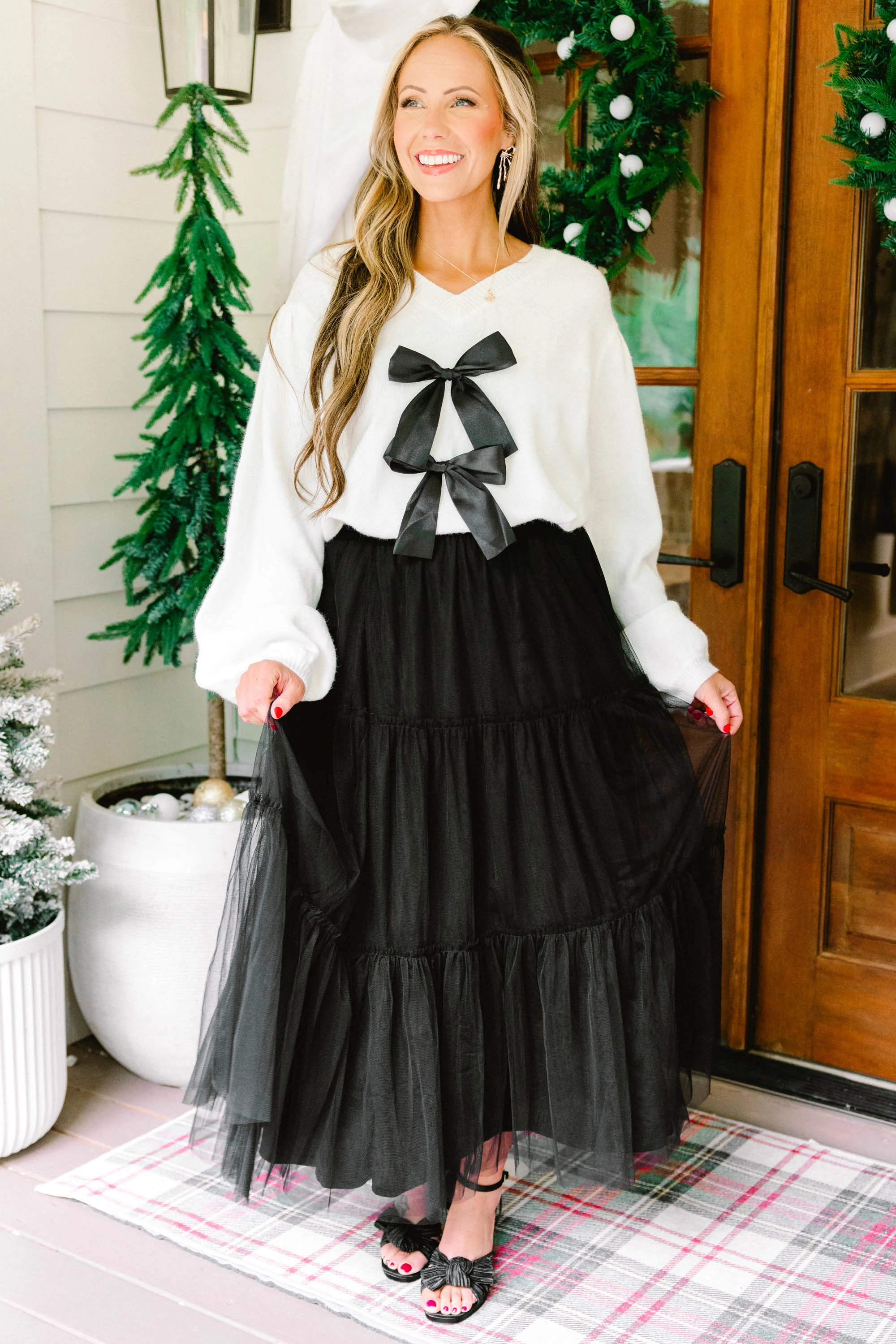 On A Whim Skirt, Black - Giverhouse