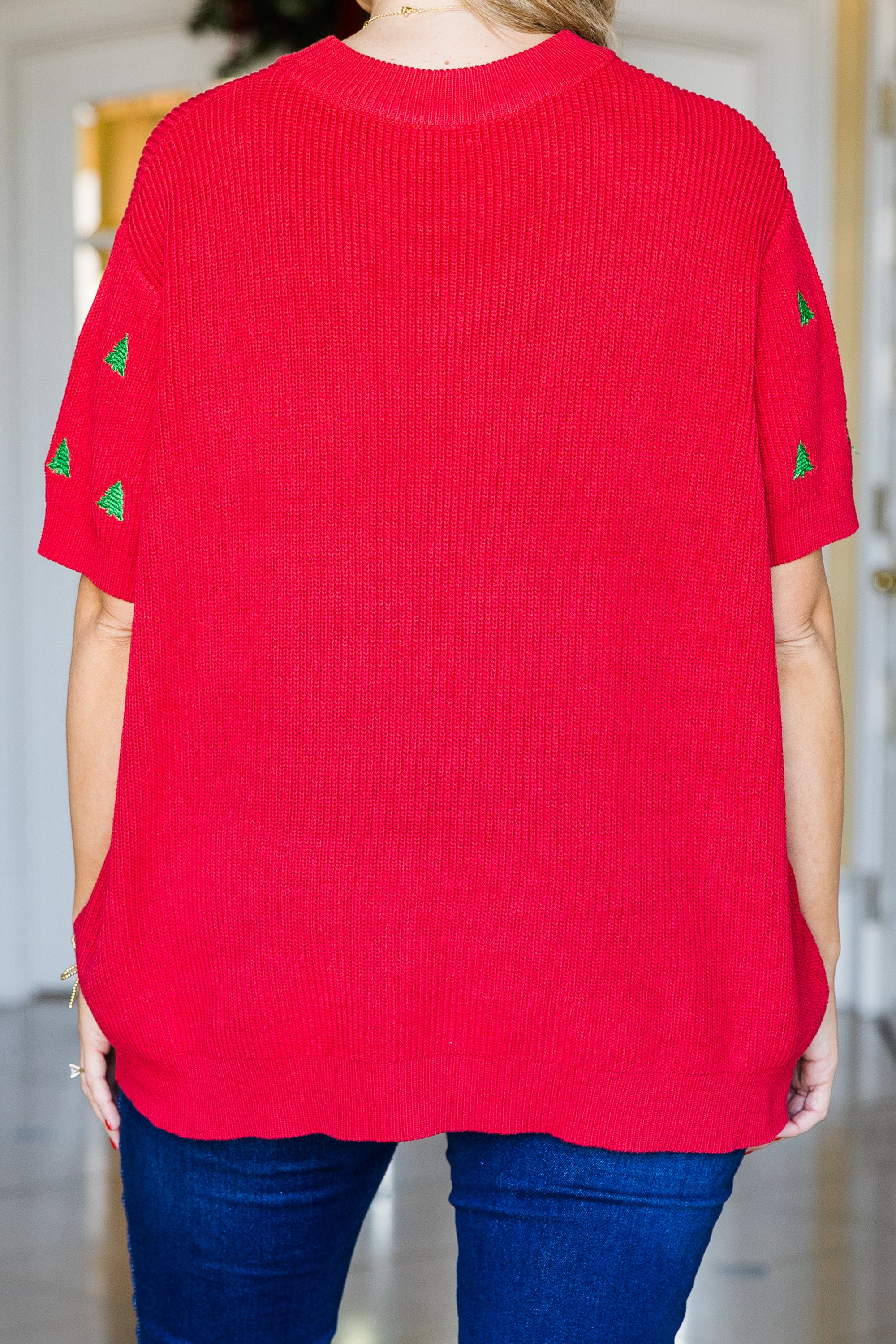 All I Want For Christmas Is You Sweater, Red - Giverhouse