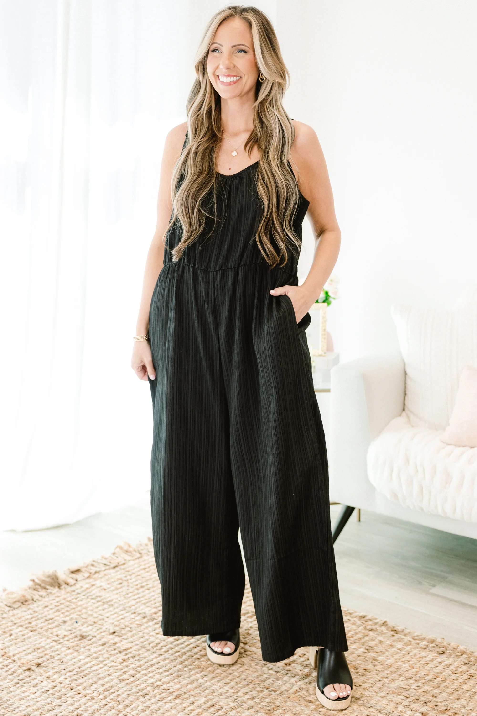 Try And Change My Mind Jumpsuit, Black - Giverhouse