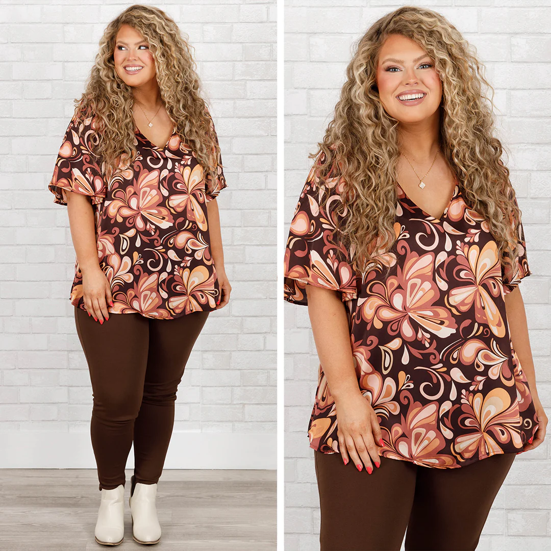 Everything Counts Top, Chocolate - Giverhouse