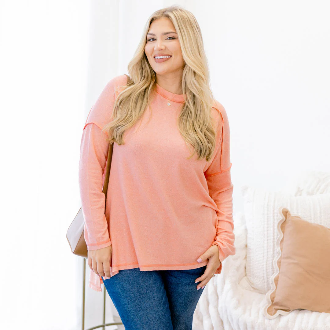 Like It's Nothing Top, Coral - Giverhouse