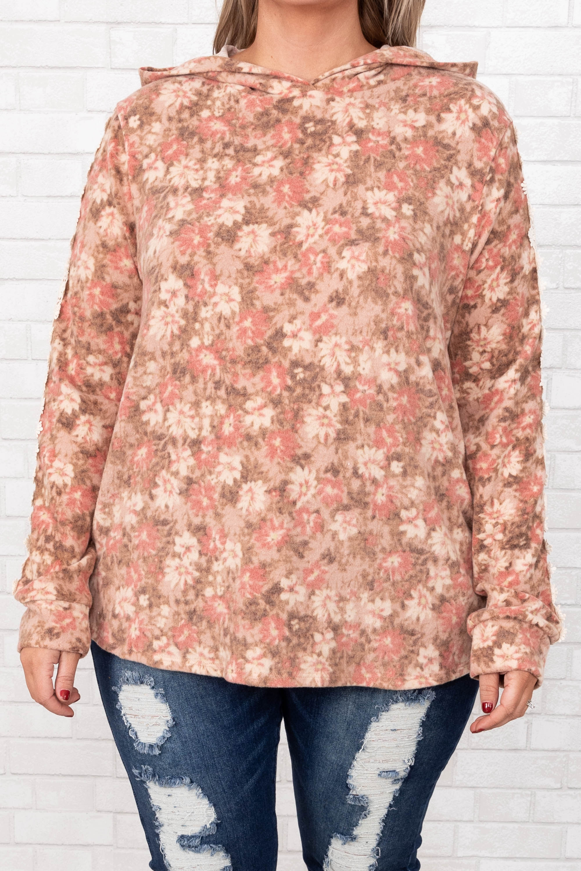 Aint No Other Hoodie, Mauve-Rust - Giverhouse