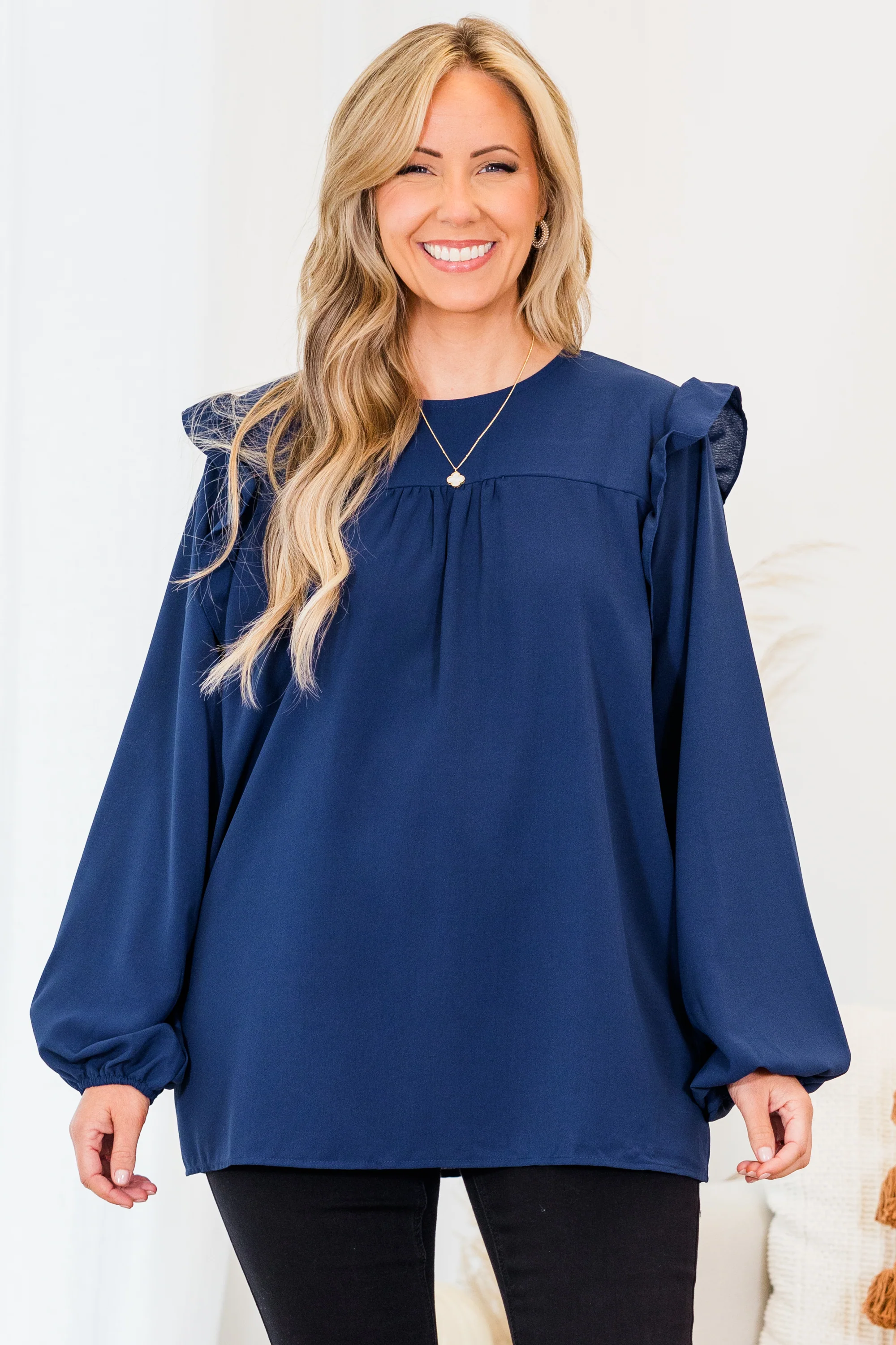 Making More Memories Top, Navy - Giverhouse