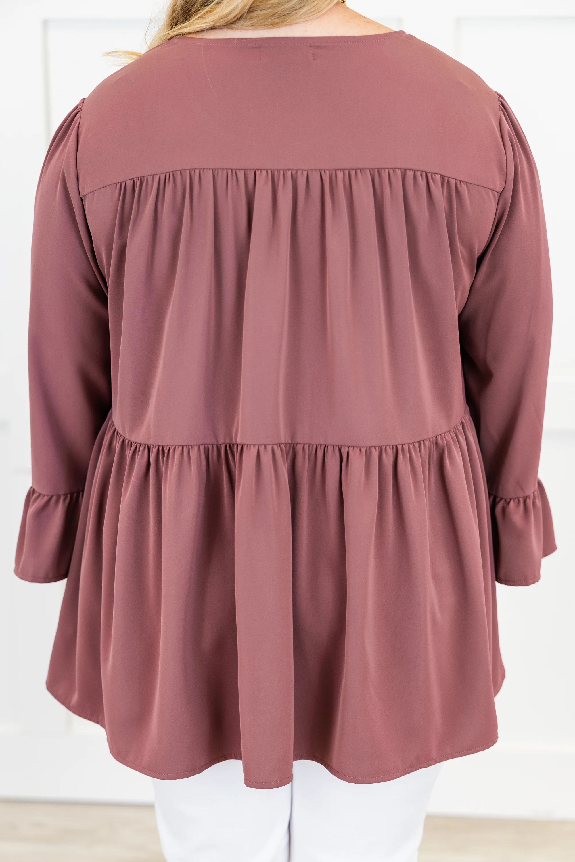Day Dreaming About You Top, Mauve - Giverhouse