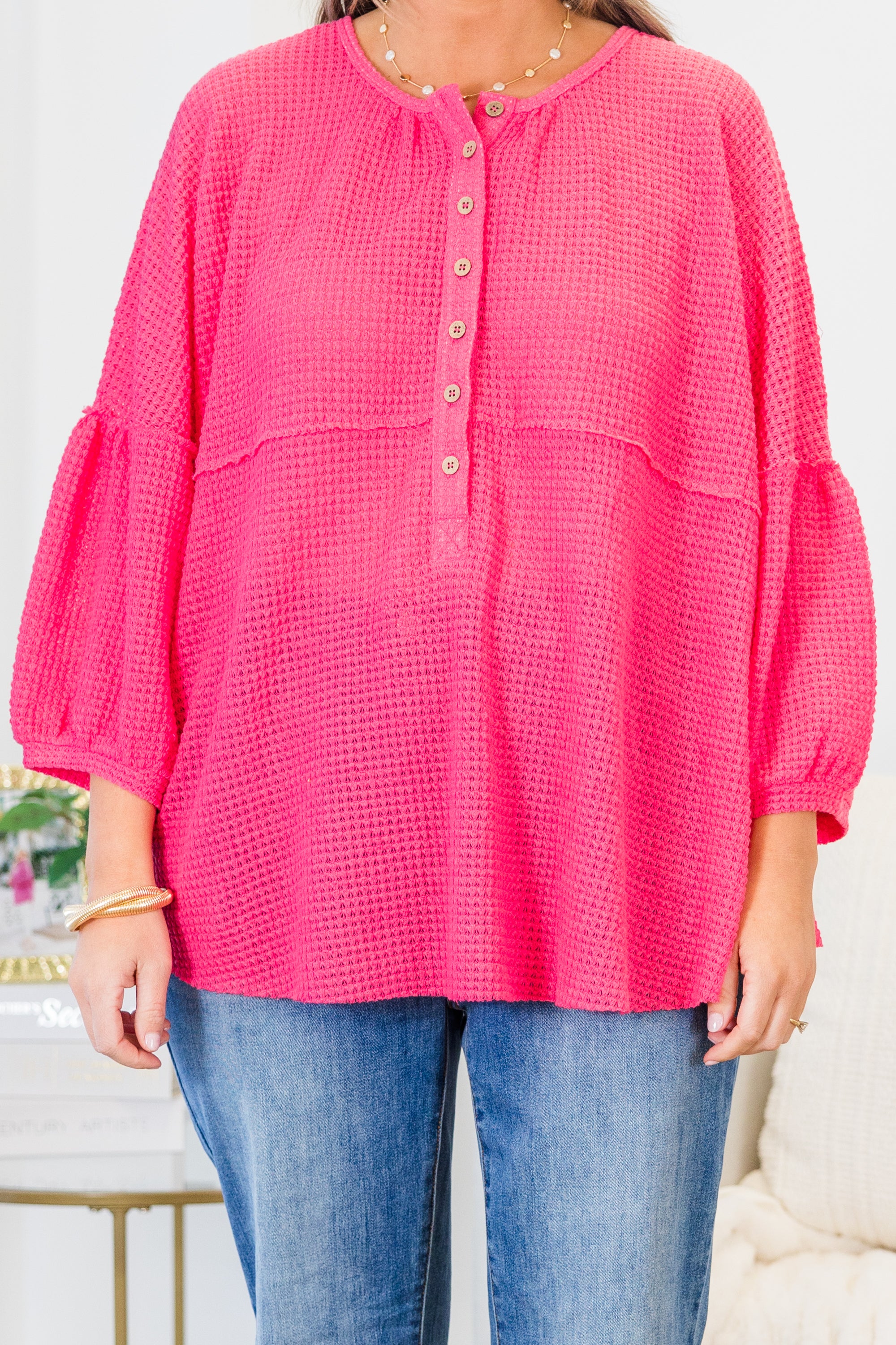 Eternal Embrace Top, Hot Pink - Giverhouse
