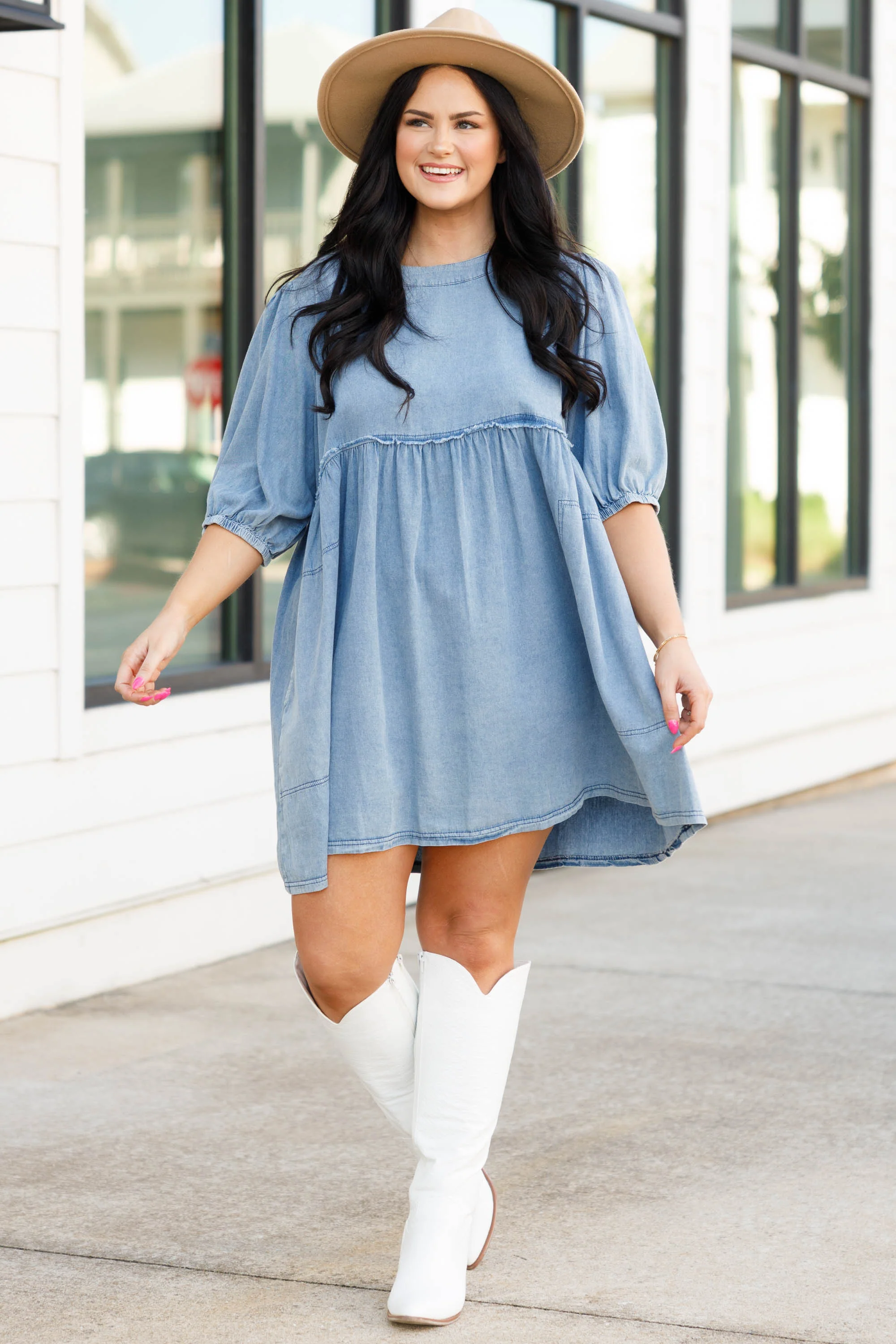 I'm Obsessed With You Dress, Denim - Giverhouse