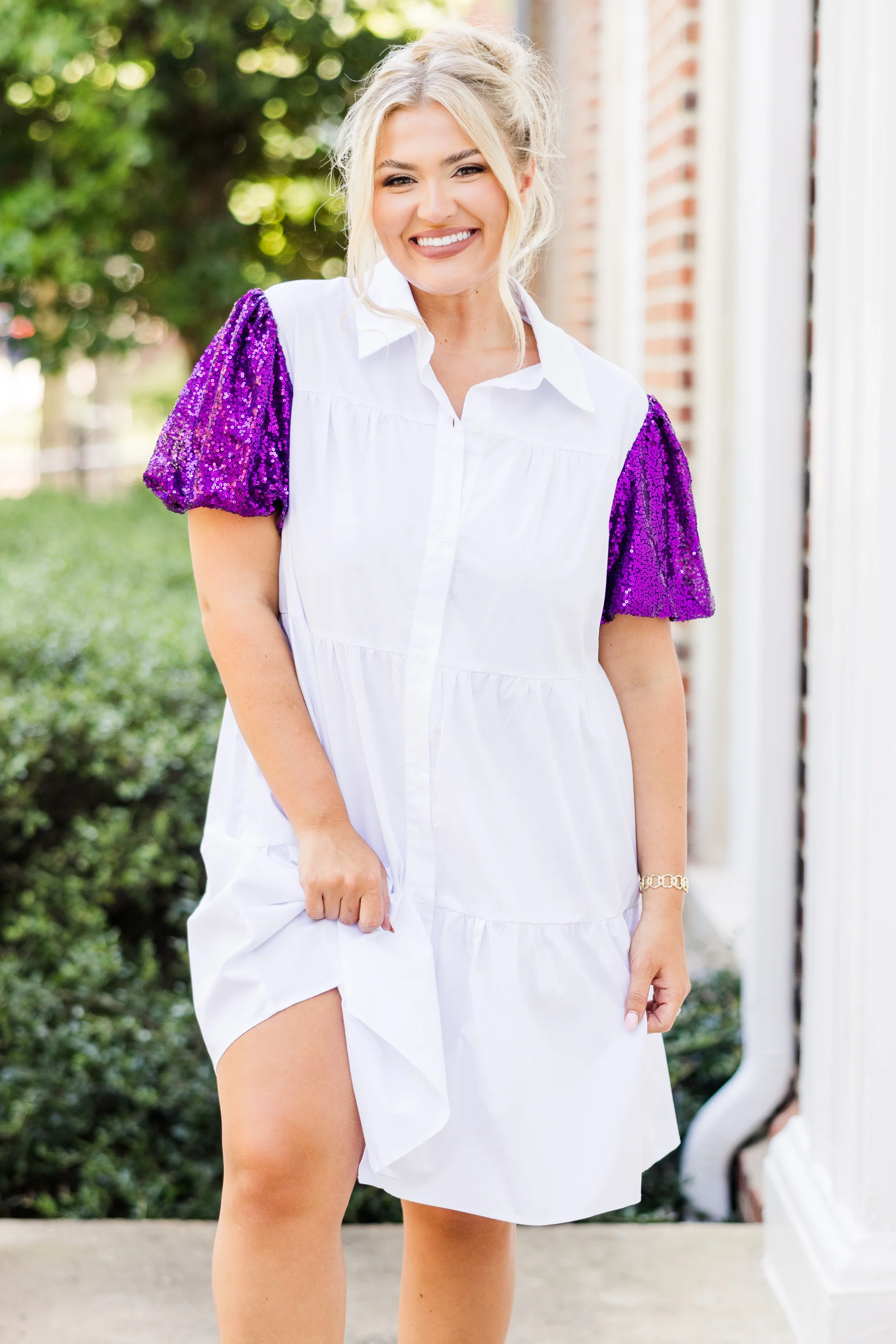 Game Day Glam Dress, Purple - Giverhouse