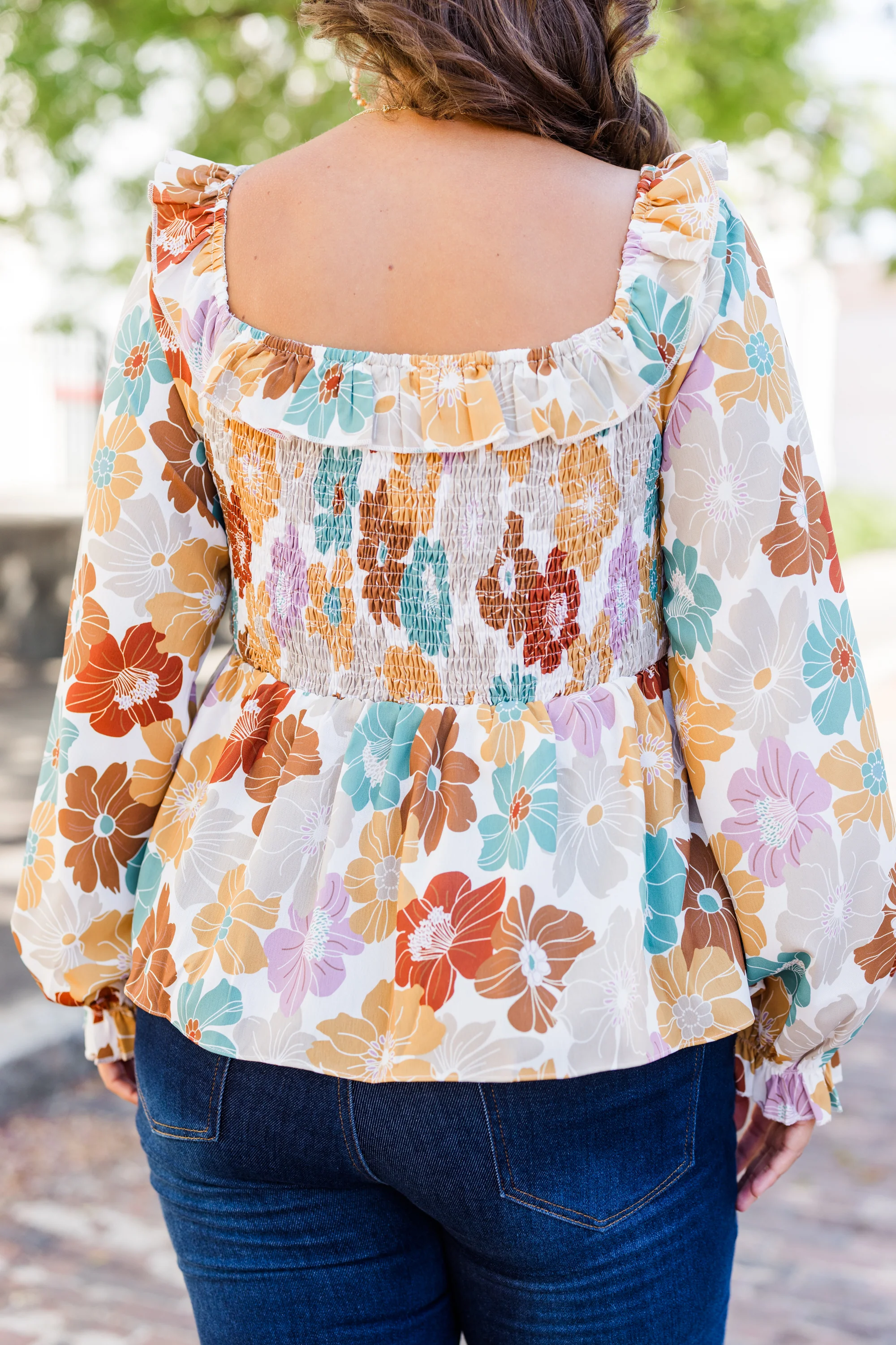 Do You Dare Top, White Multi - Giverhouse