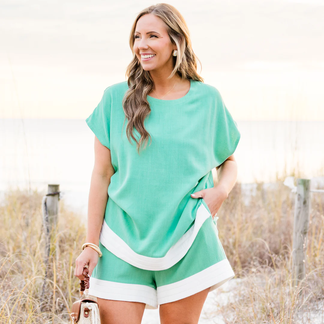 Limitless Time Shorts, Aqua - Giverhouse