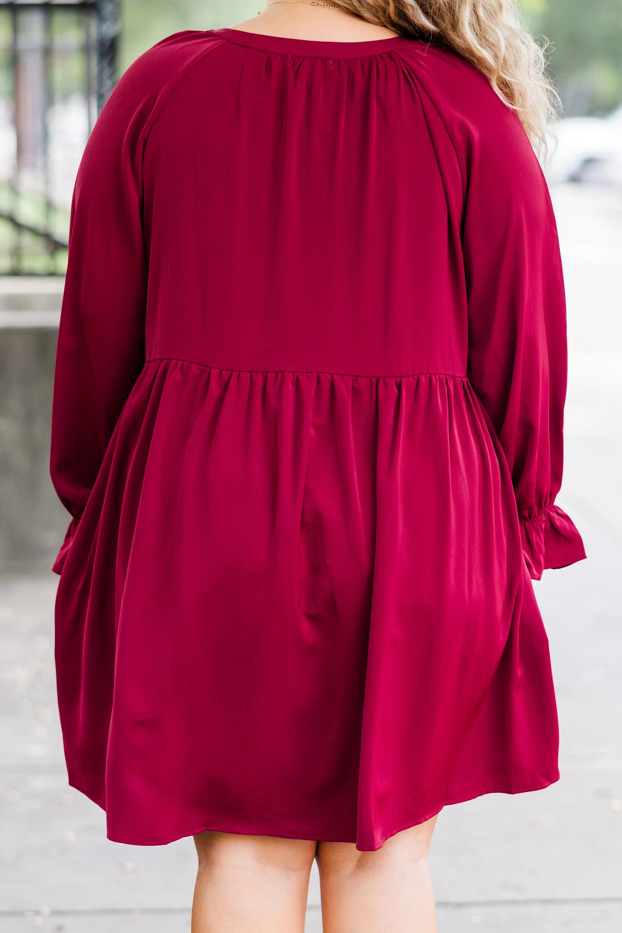 Here's To Love Dress, Plum - Giverhouse