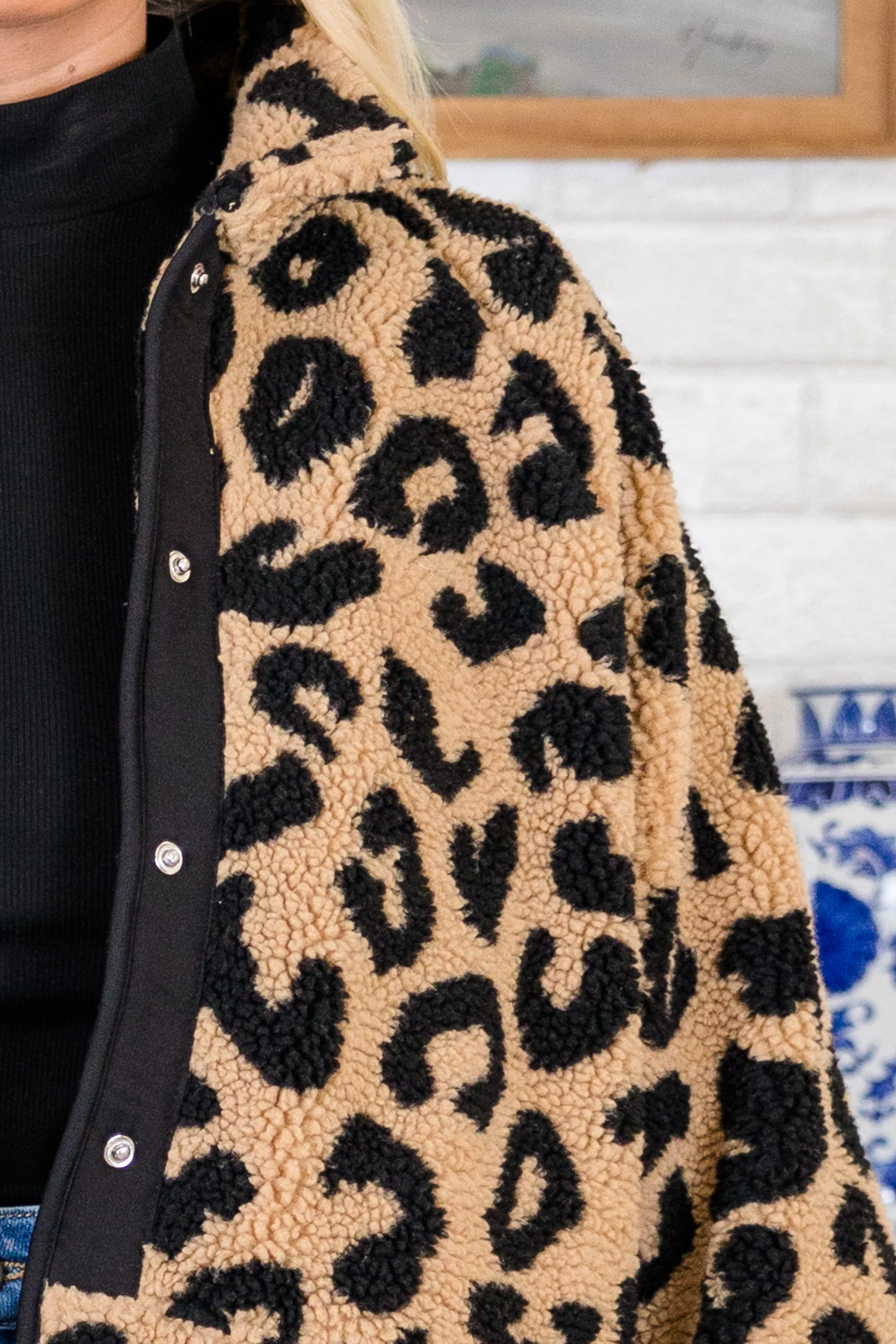 Spots Of Life Coat, Black - Giverhouse