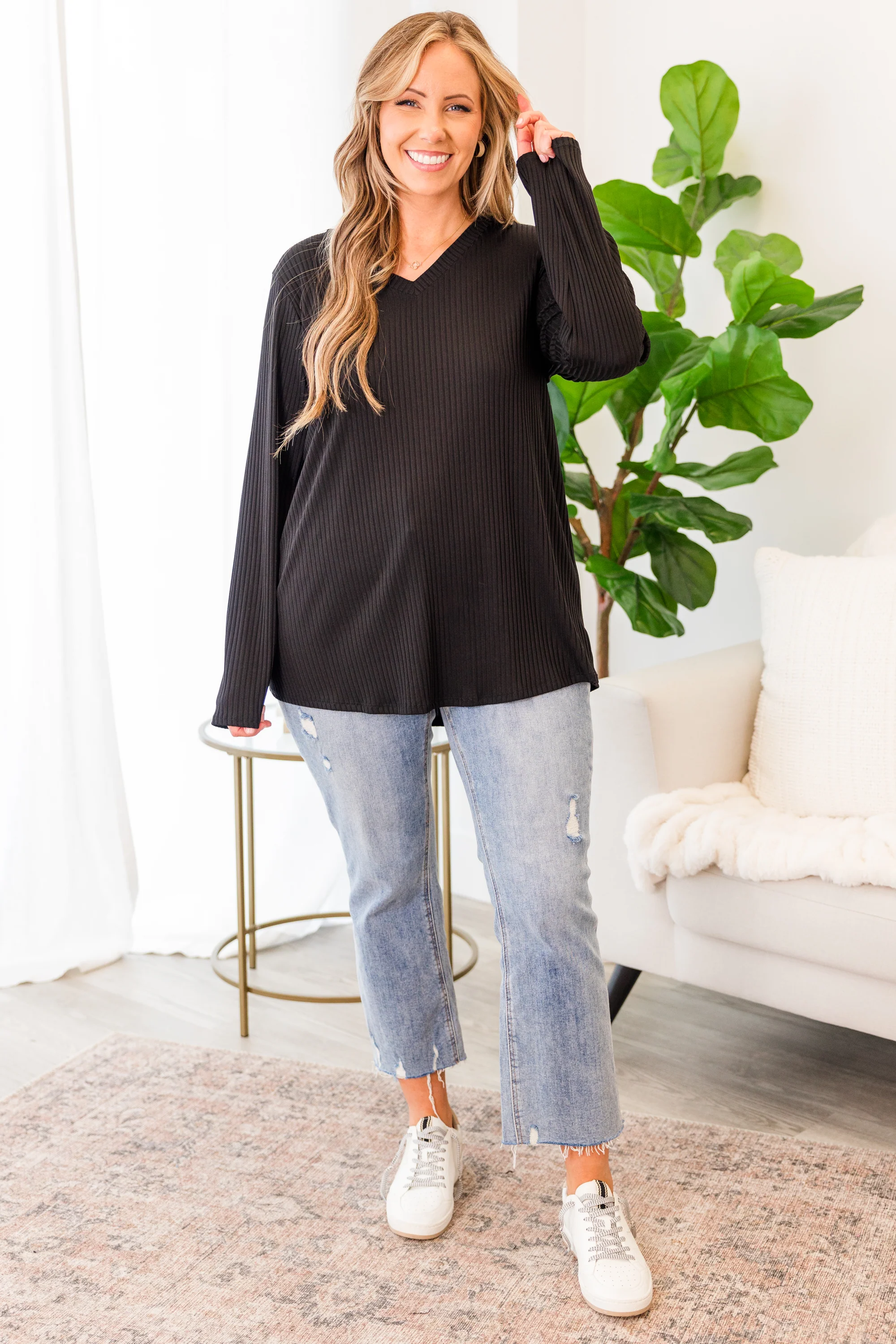 Let's Stay in Top, Black - Giverhouse