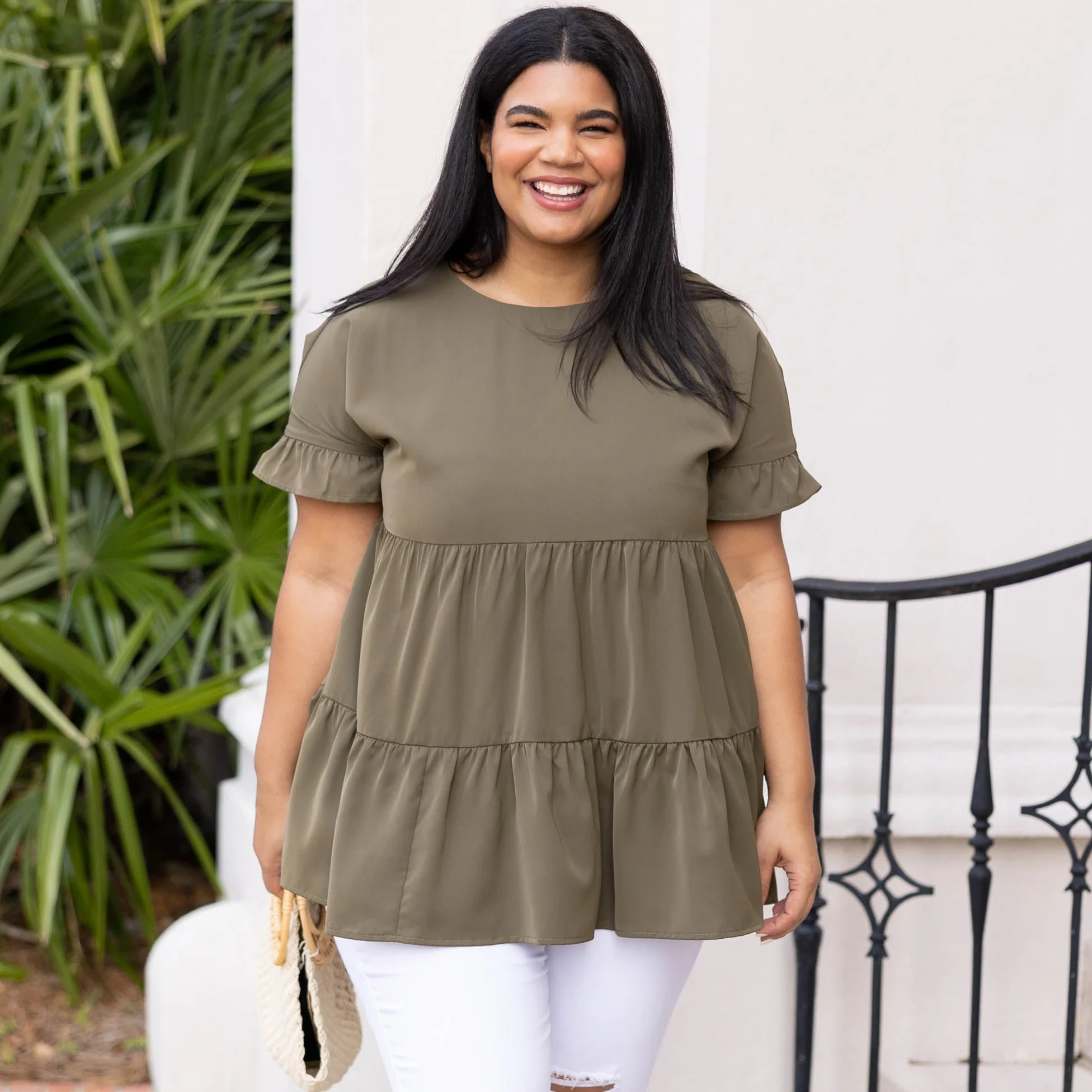 Only In Your Dreams Top, Olive - Giverhouse