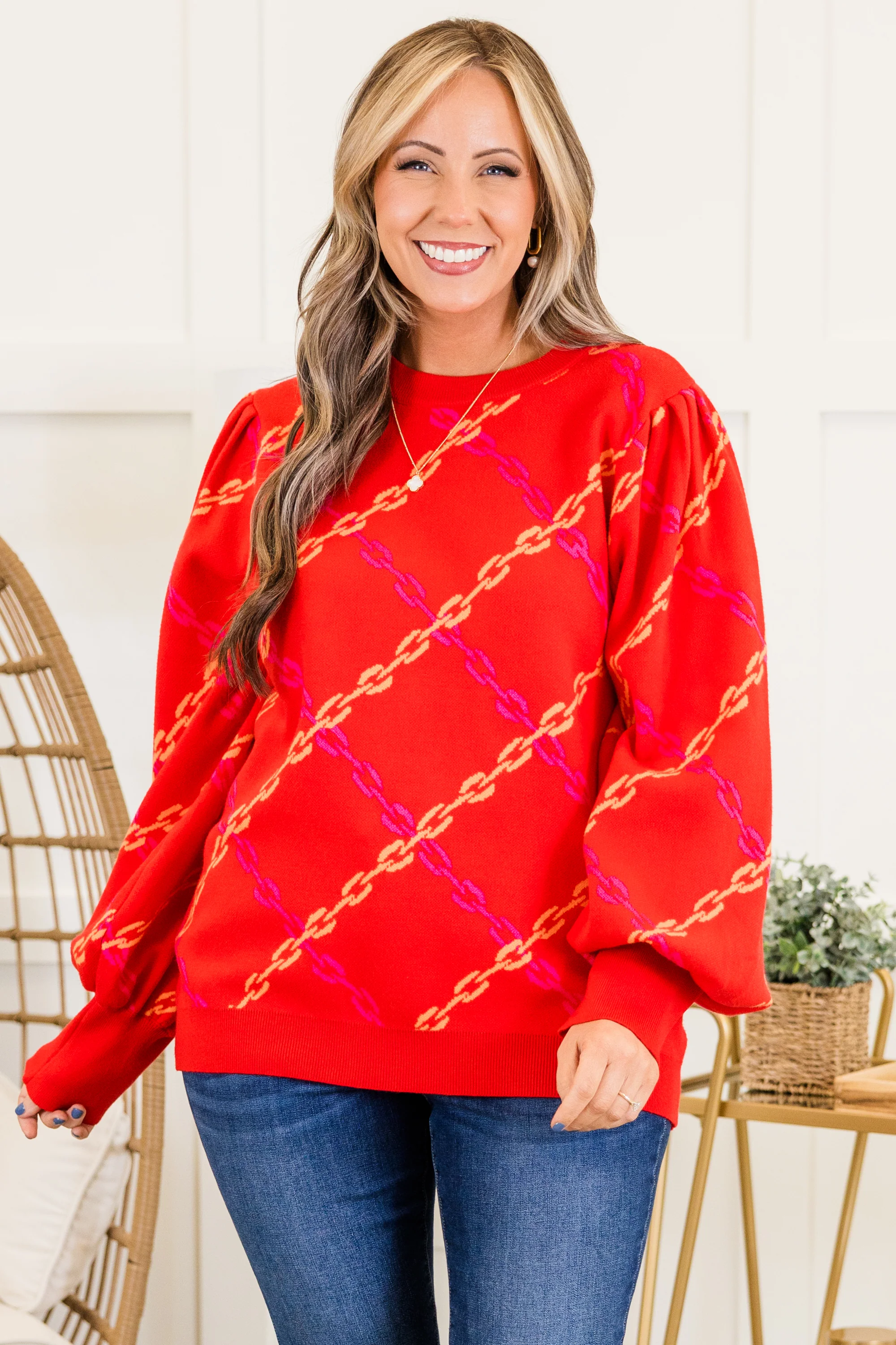 Where's My Present Sweater, Red - Giverhouse