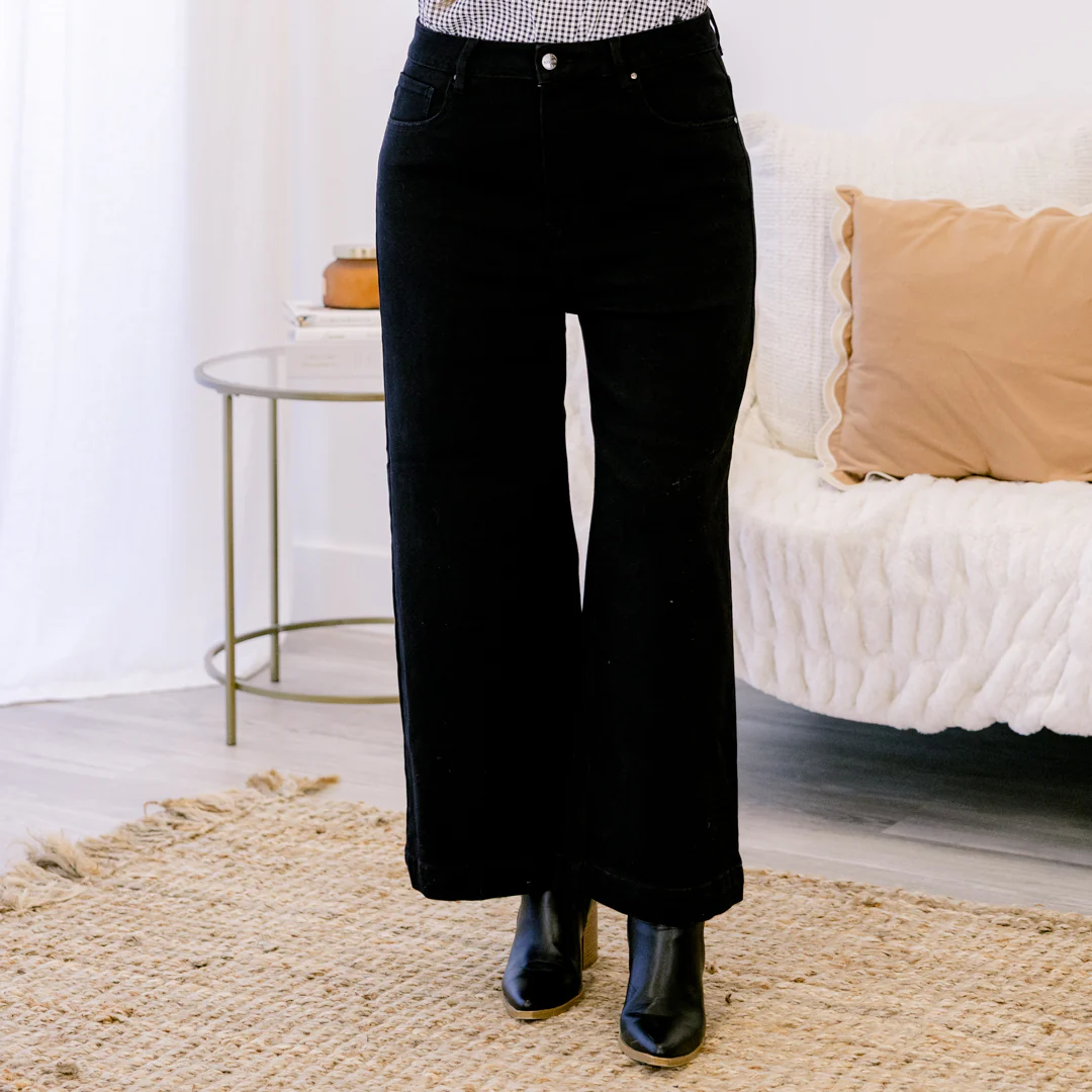 Set Up For Success Jeans, Black - Giverhouse