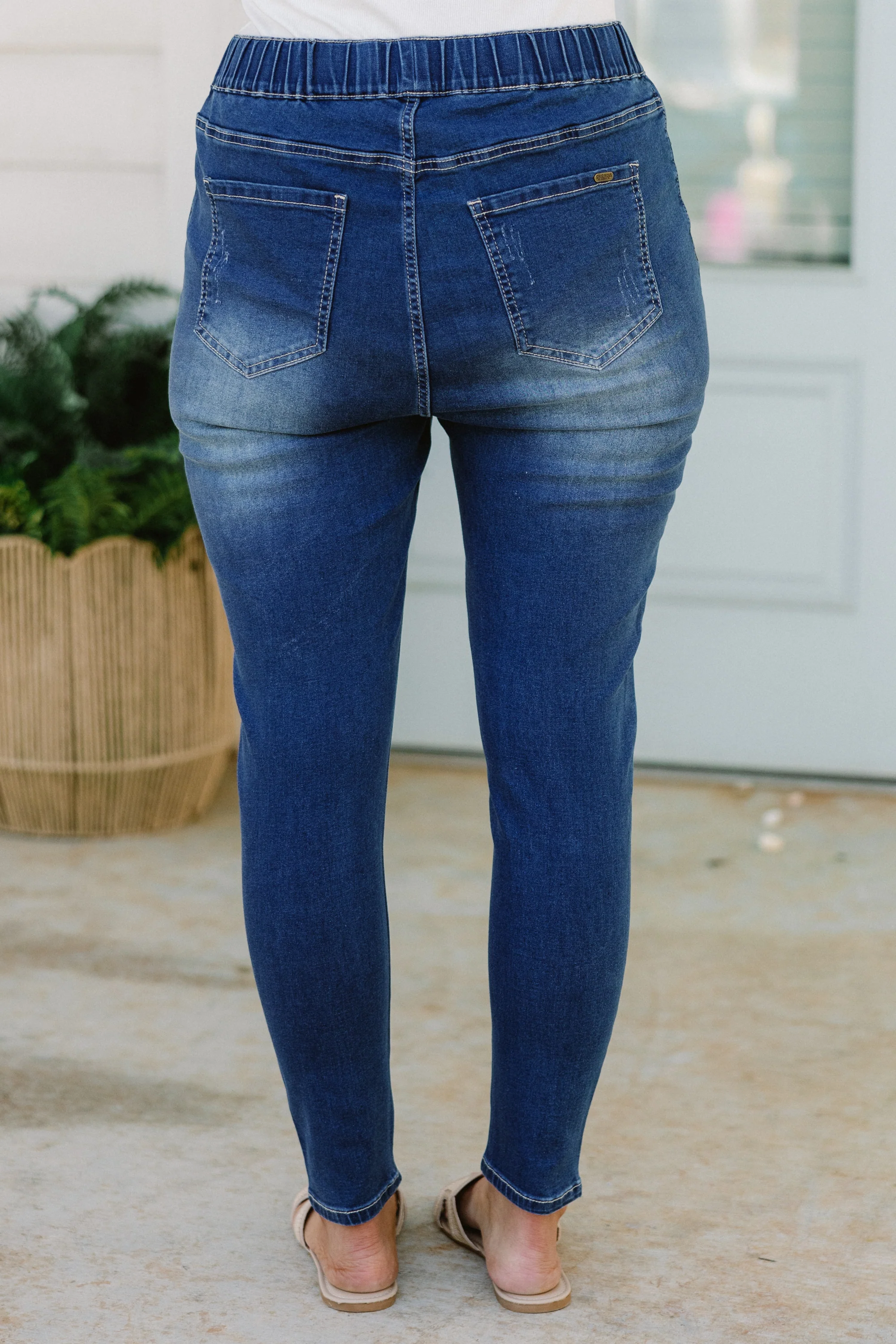 Give Your All Jeggings, Medium Wash - Giverhouse