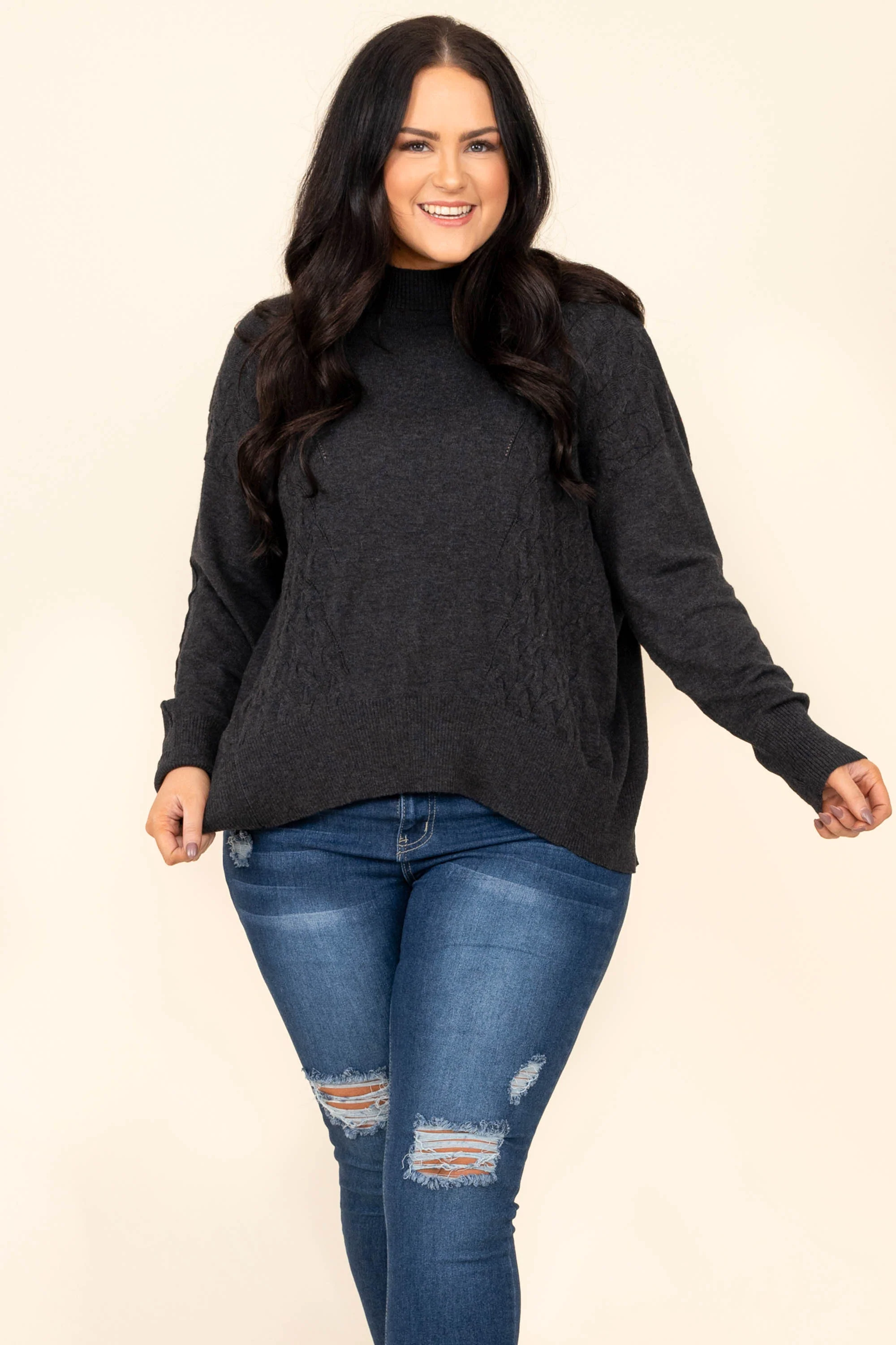 Working Wonders Top, Gray - Giverhouse