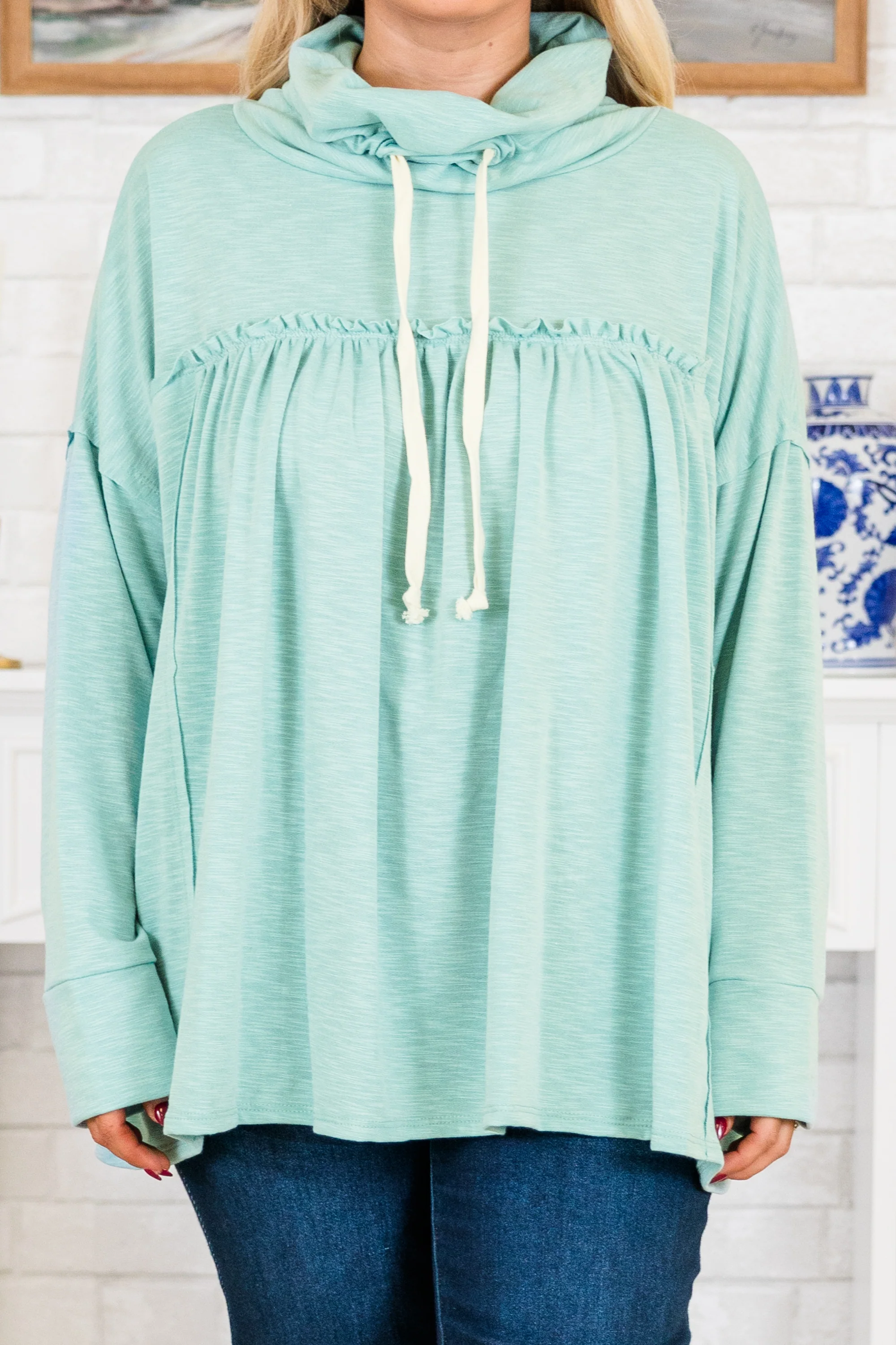 Offer The World Hoodie, Mint - Giverhouse