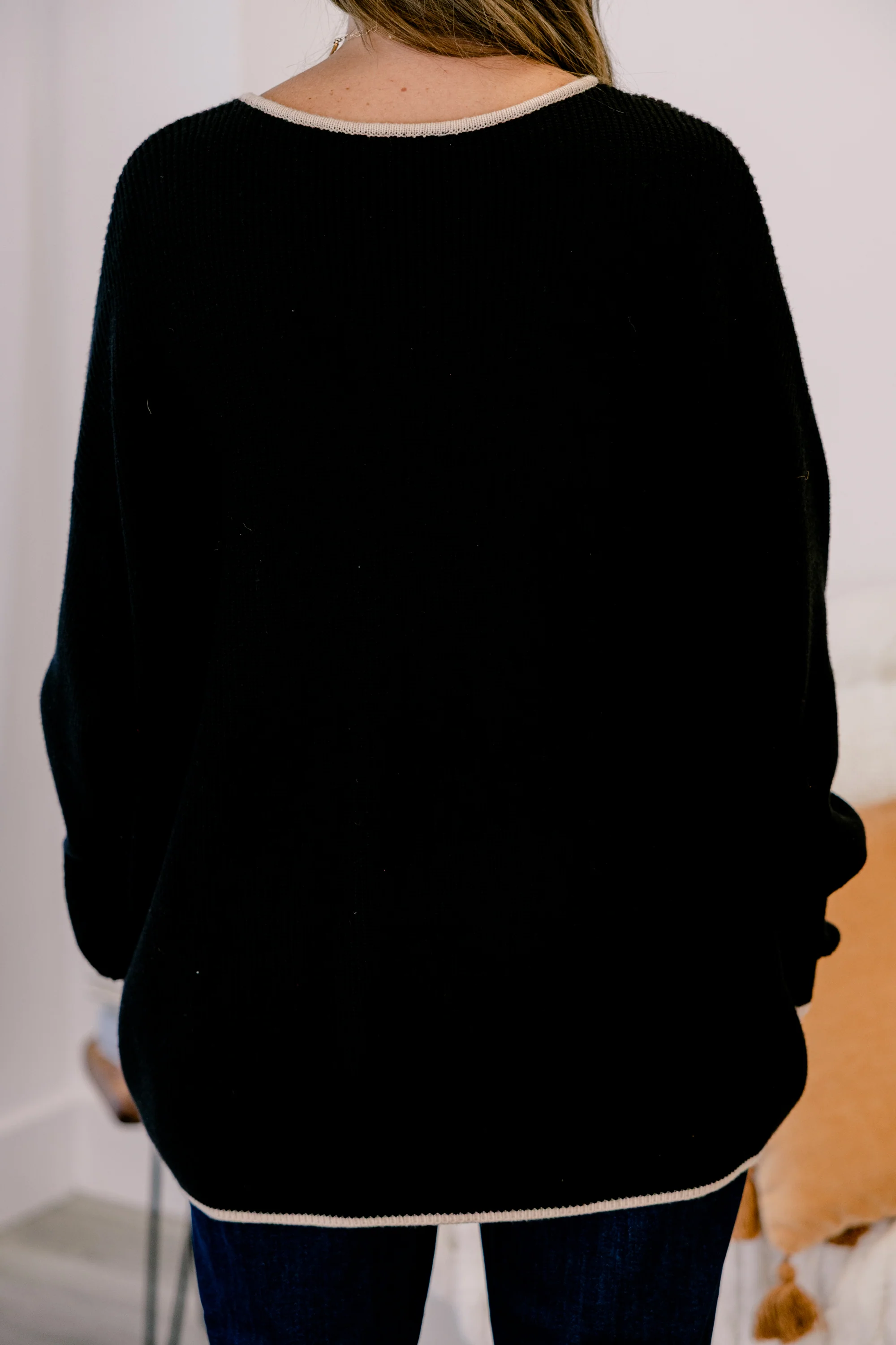 Can't Keep Going Sweater, Black - Giverhouse