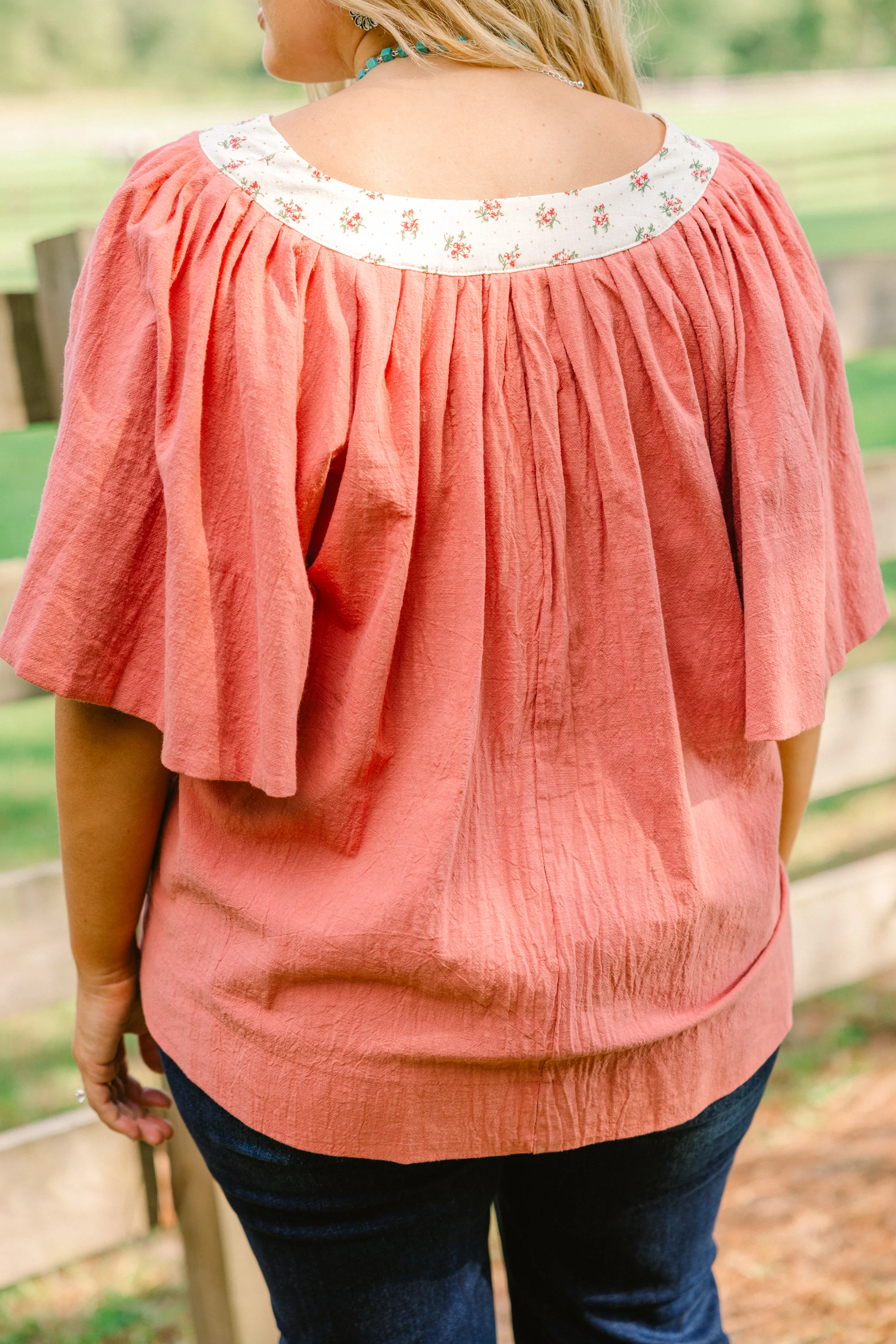 Nautical Breeze Top, Rust - Giverhouse