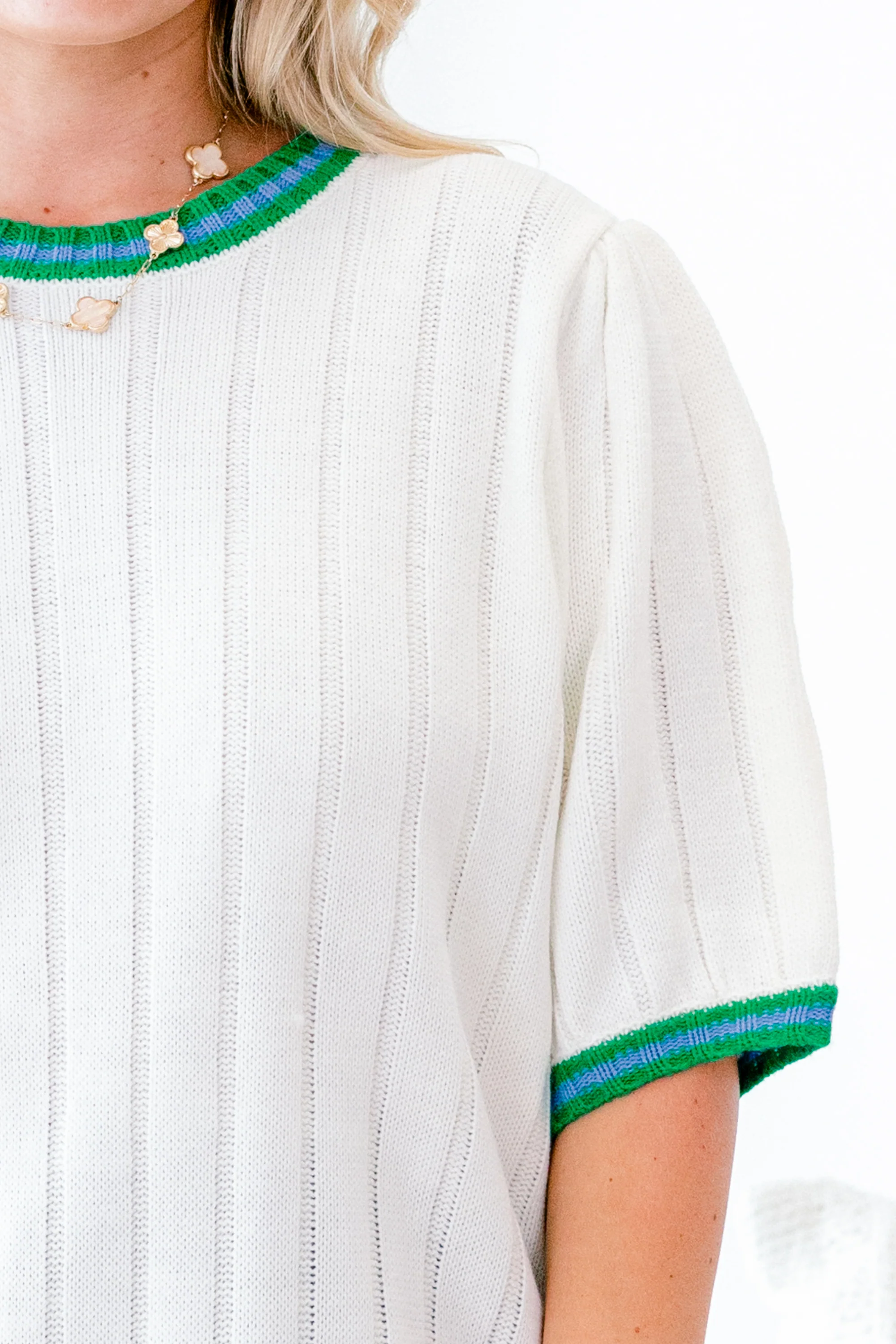 Doesn't Add Up Top, Ivory - Giverhouse