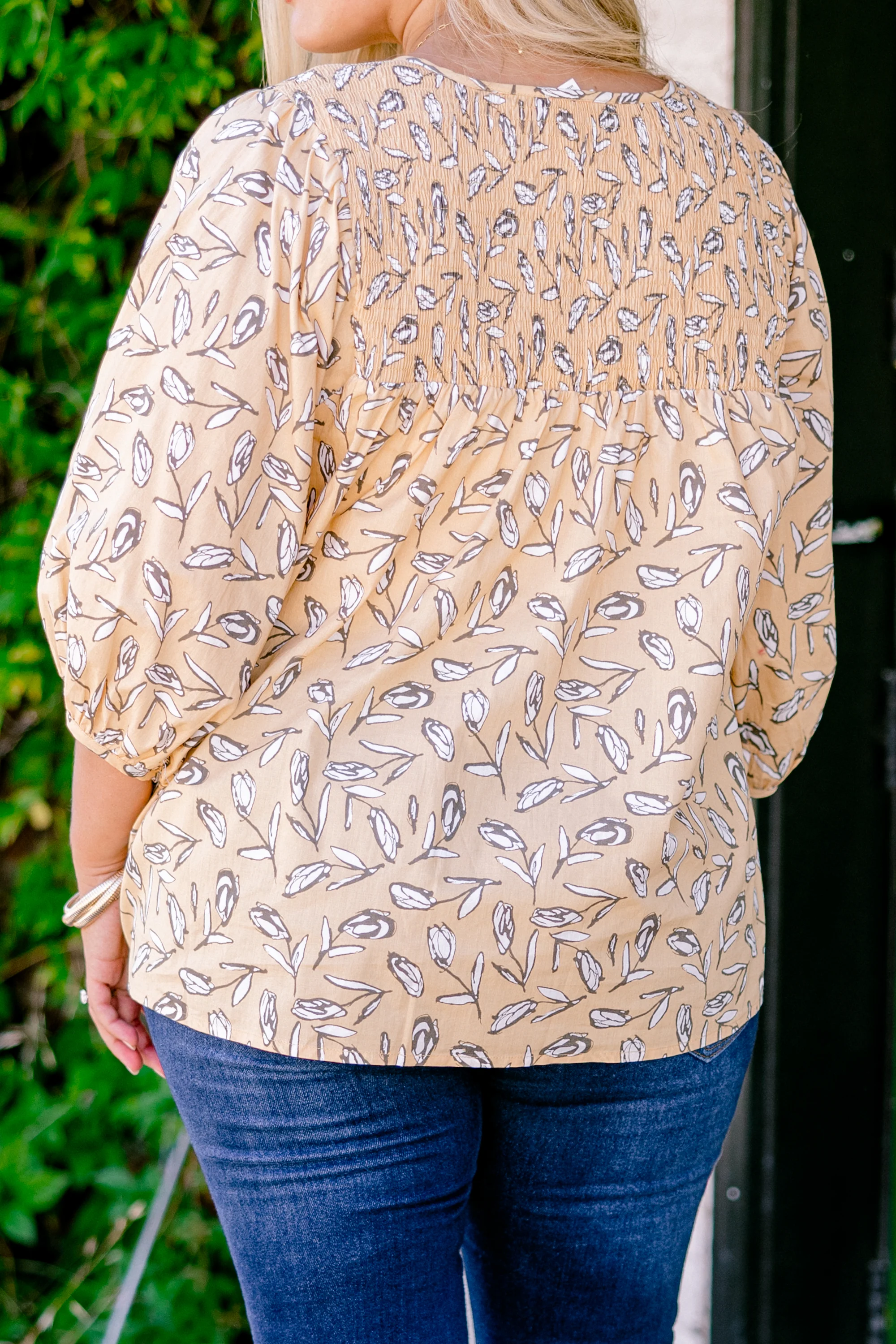 With The Flow Top, Yellow - Giverhouse