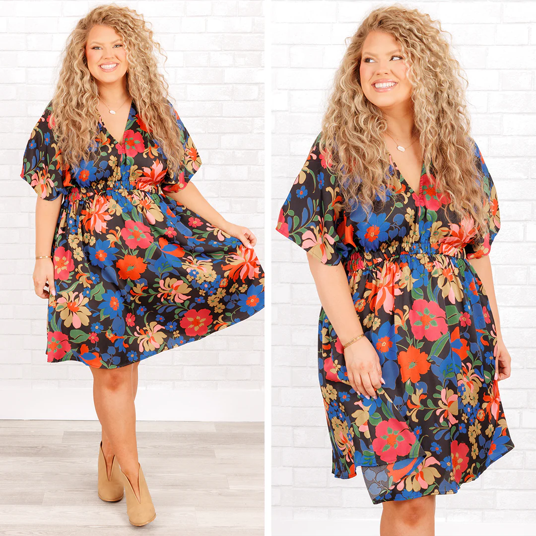 Laying In Your Arms Dress, Black - Giverhouse