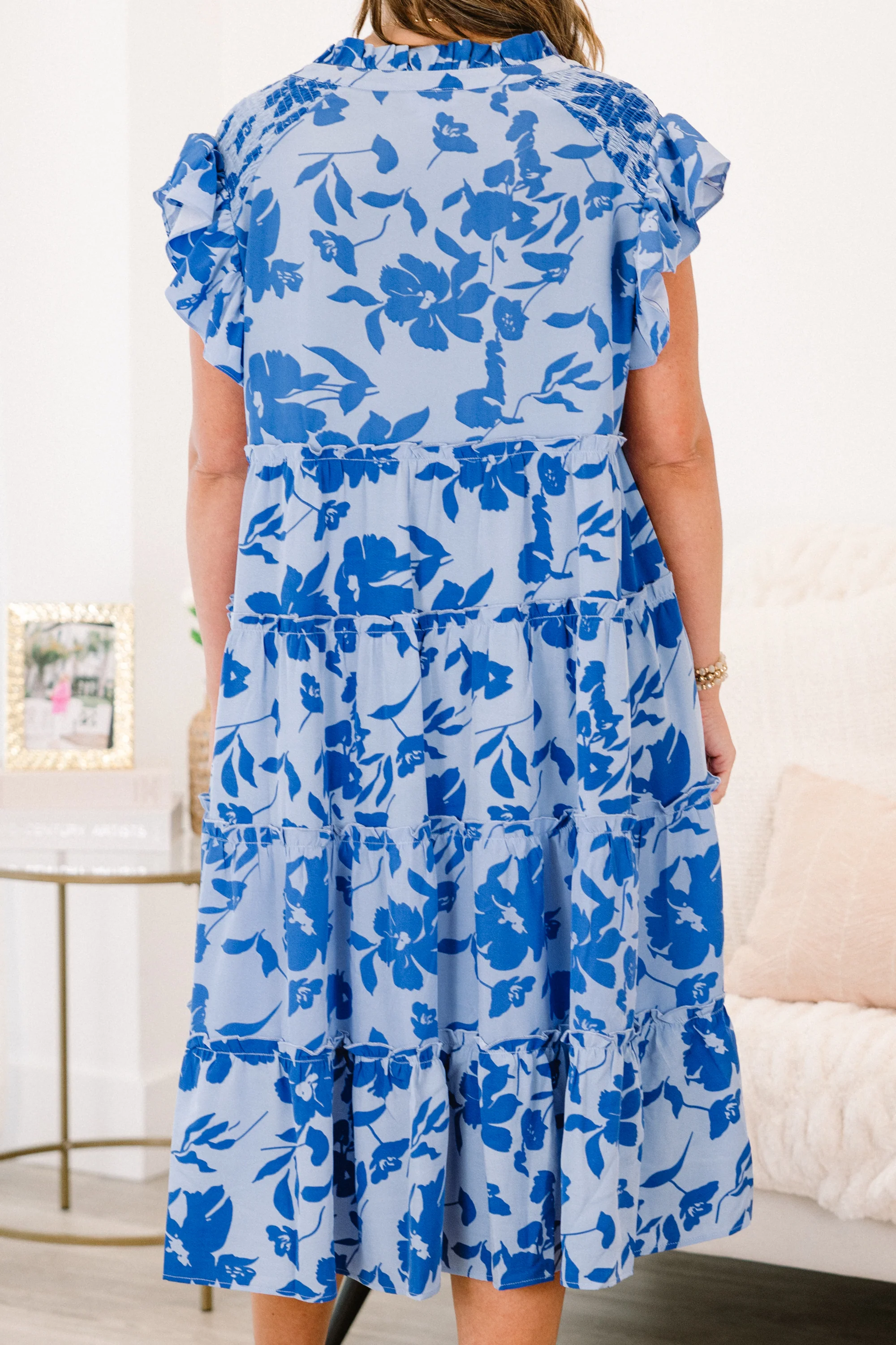 Talk About Beauty Dress, Blue - Giverhouse
