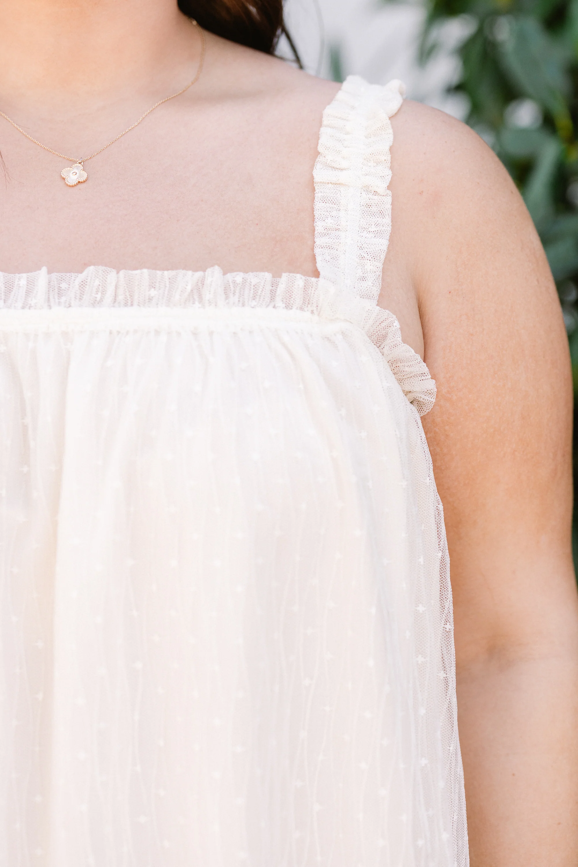 Celebrate With Me Tank, Vanilla - Giverhouse