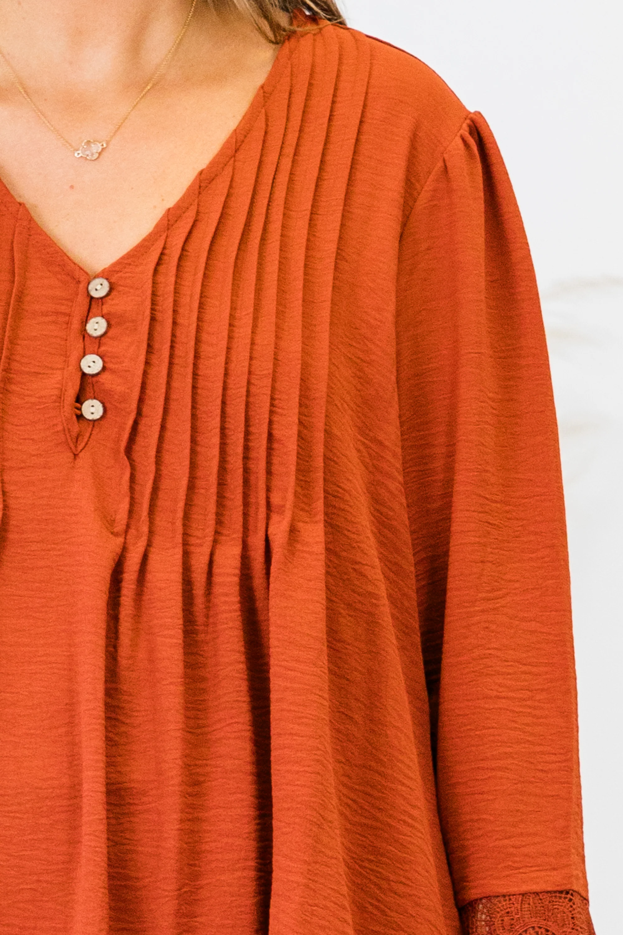 Desert Sunrise Top, Rust - Giverhouse