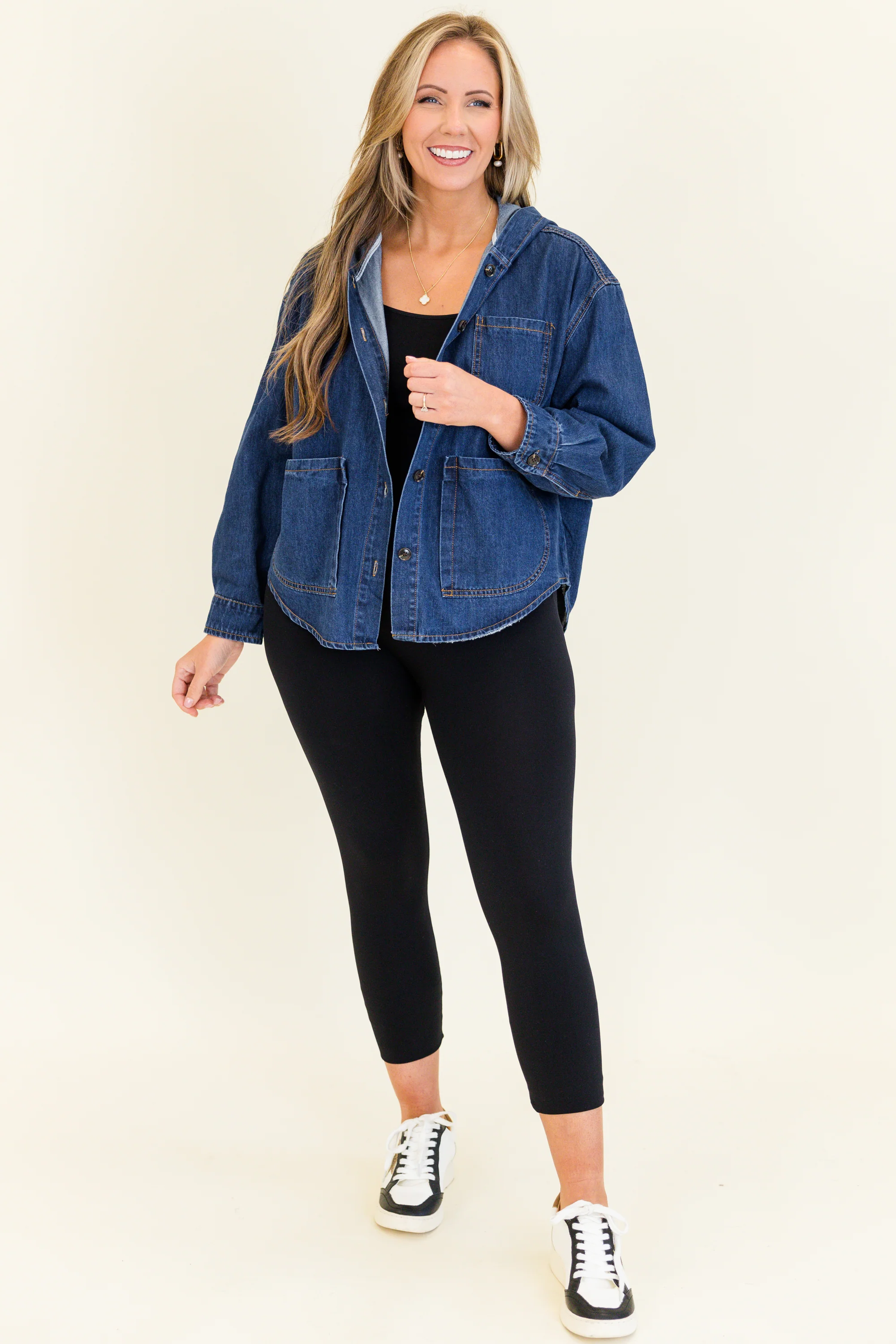 Shades Of You Jacket, Dark Wash - Giverhouse