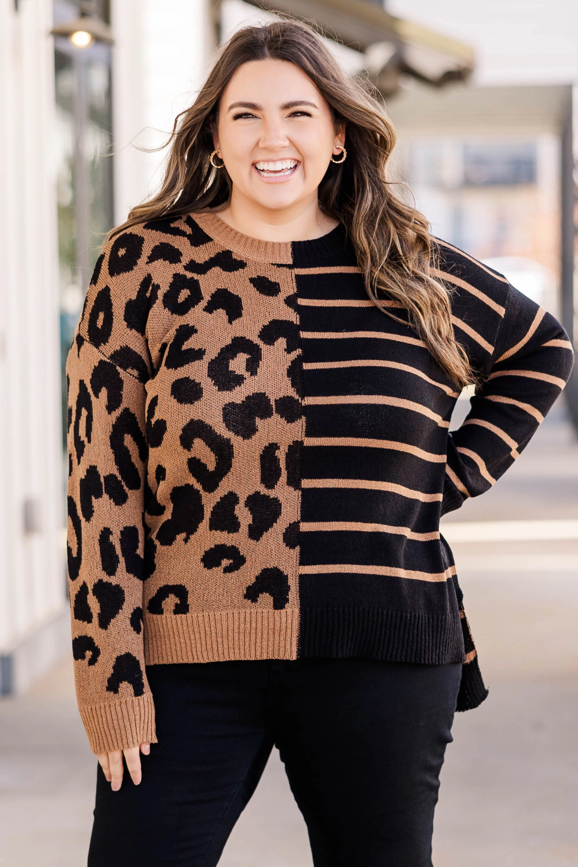 Perfect Balance Top, Brown - Giverhouse