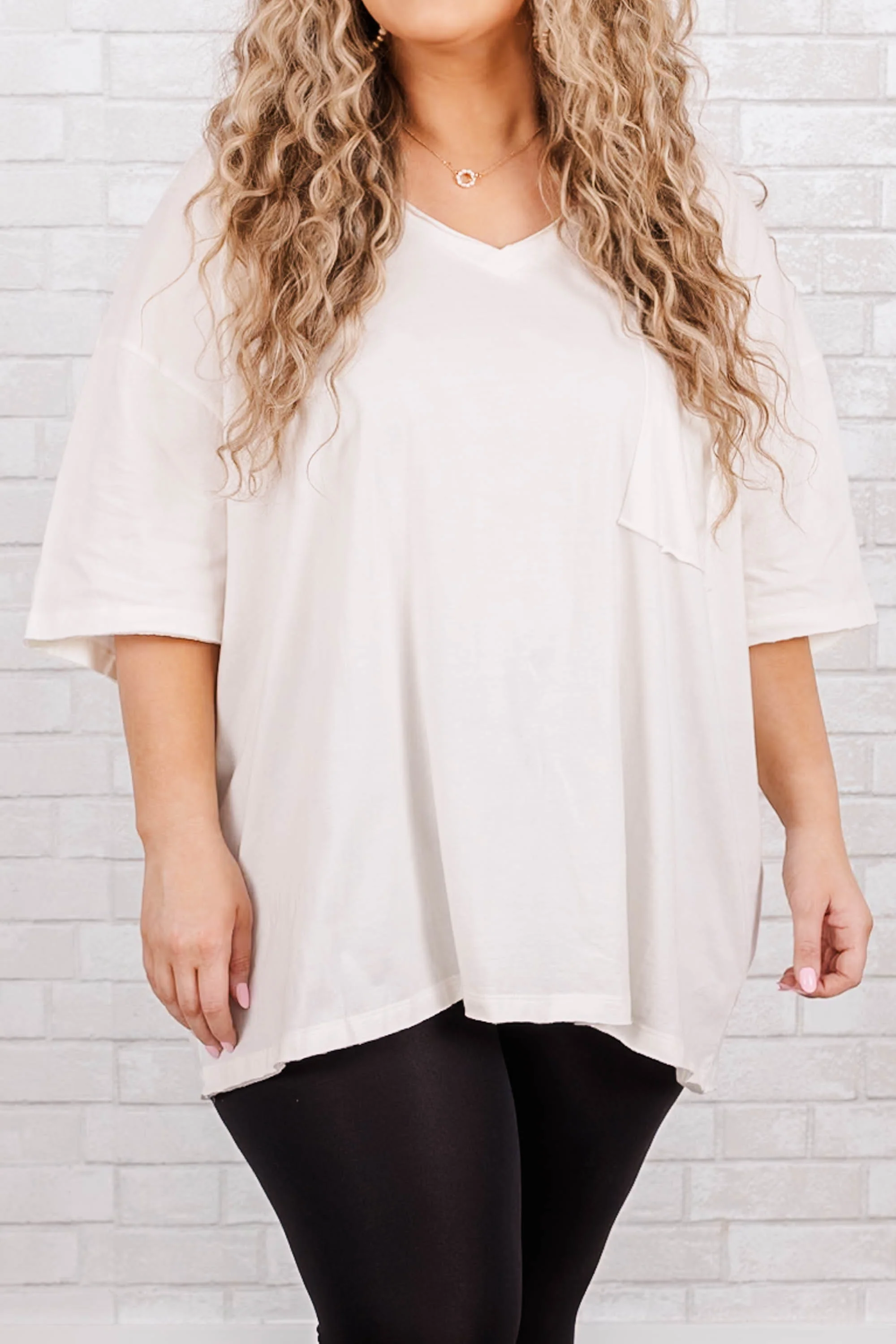 Dancing In The Mirror Top, Ivory - Giverhouse