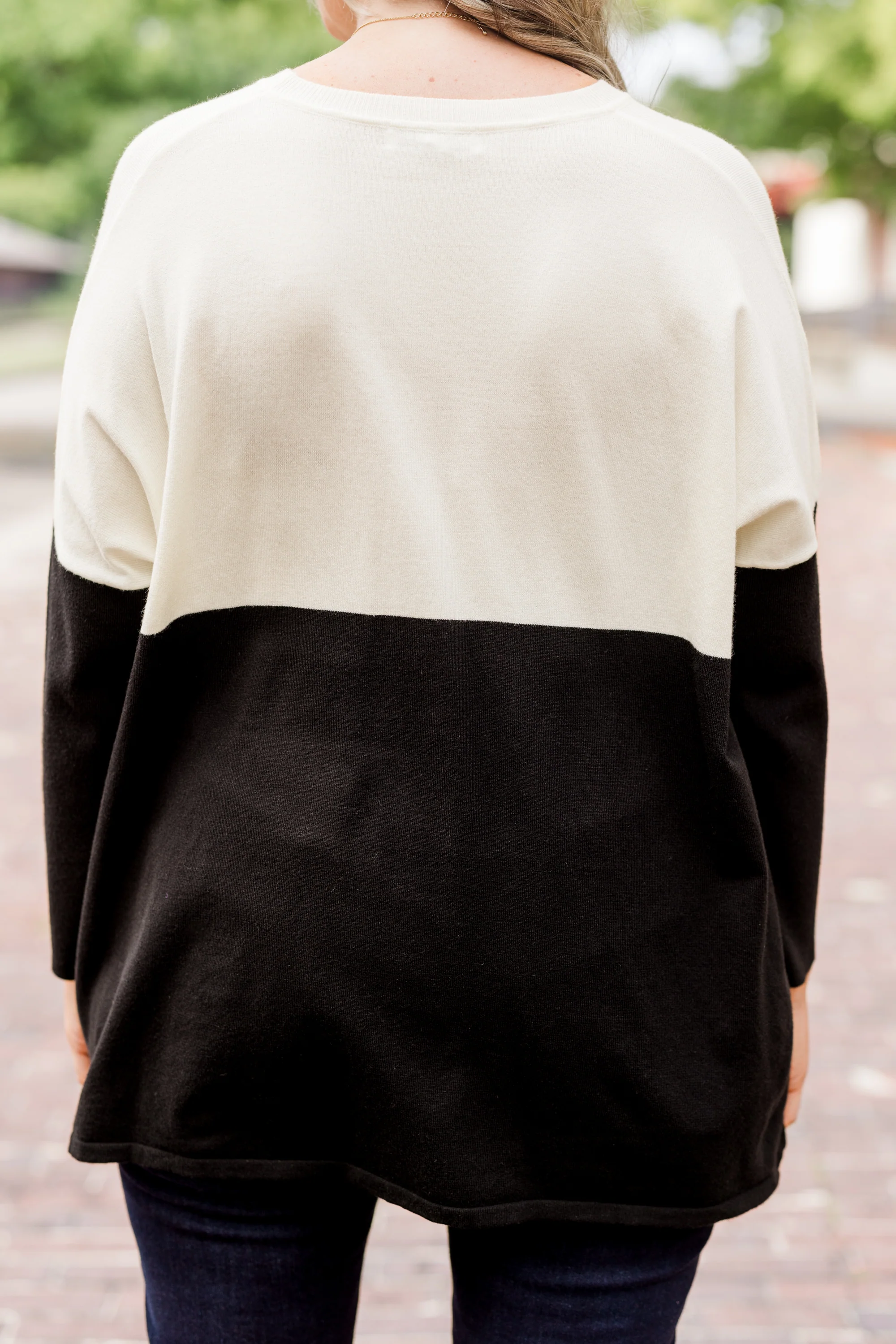 Smooth Talking Sweater, Ivory-Black - Giverhouse